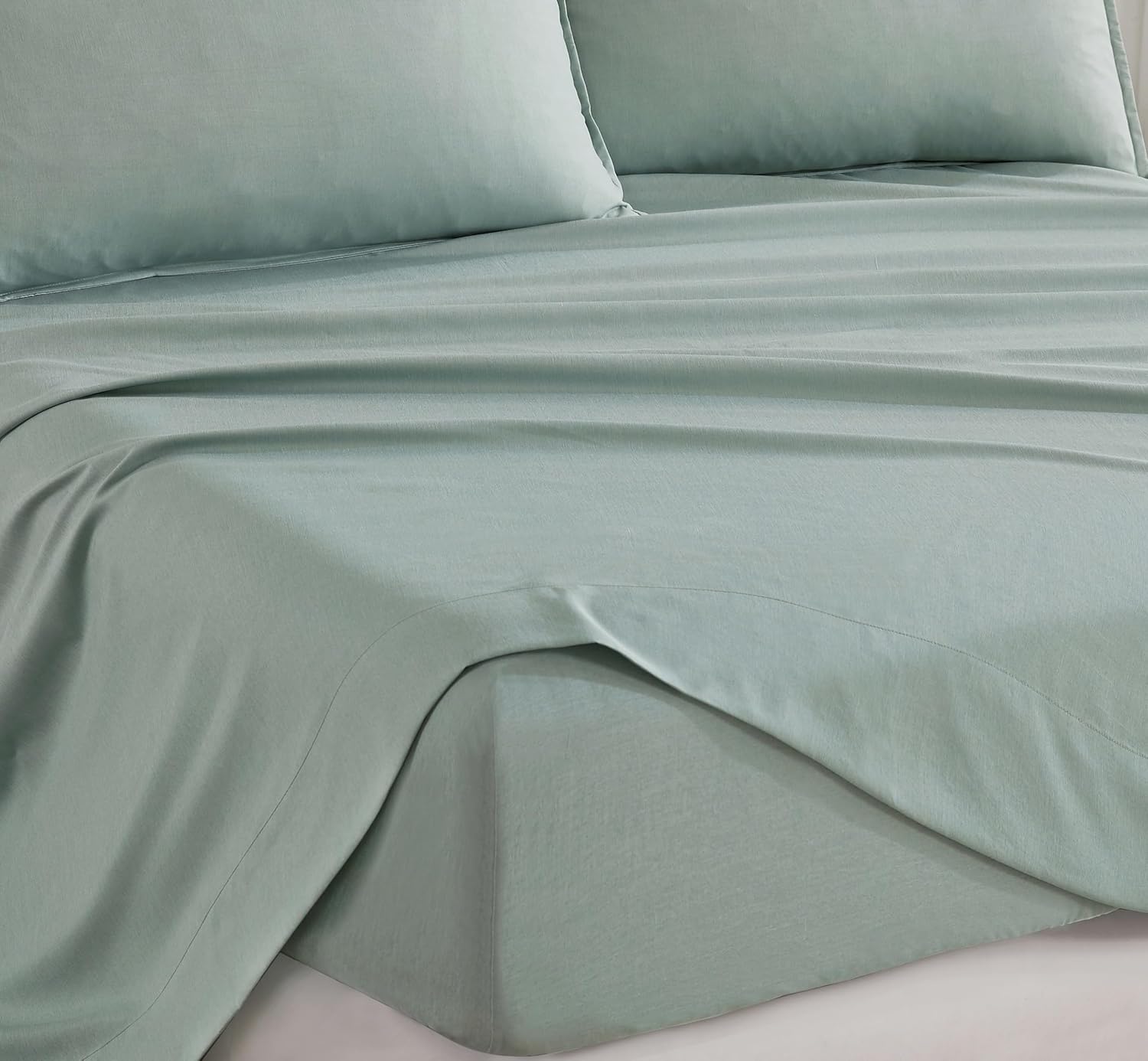 Bamboo Microfibre Sheet Set - Sage Green - King 3