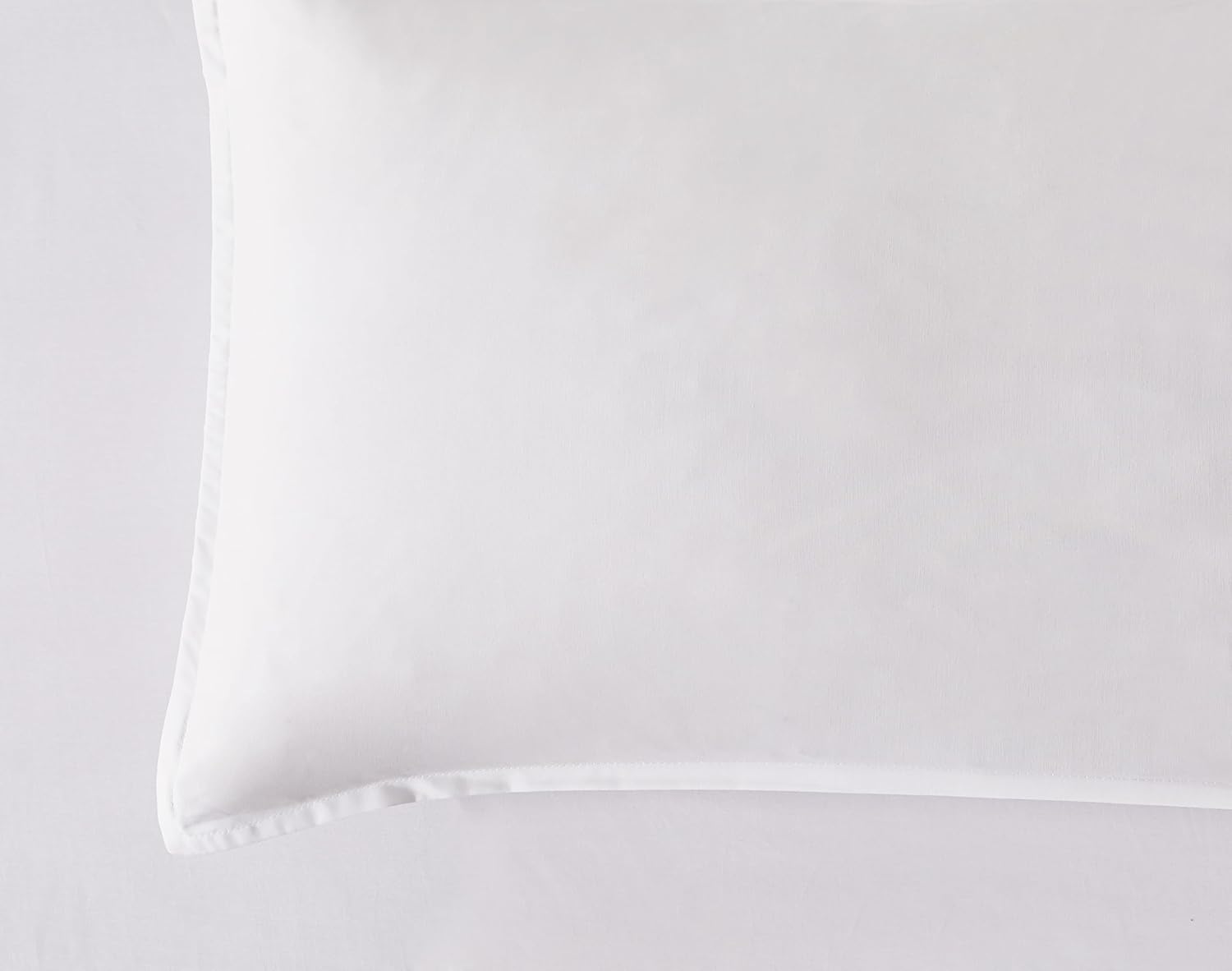 Bamboo Microfibre European Pillowcase x2 (one pair) - White 3