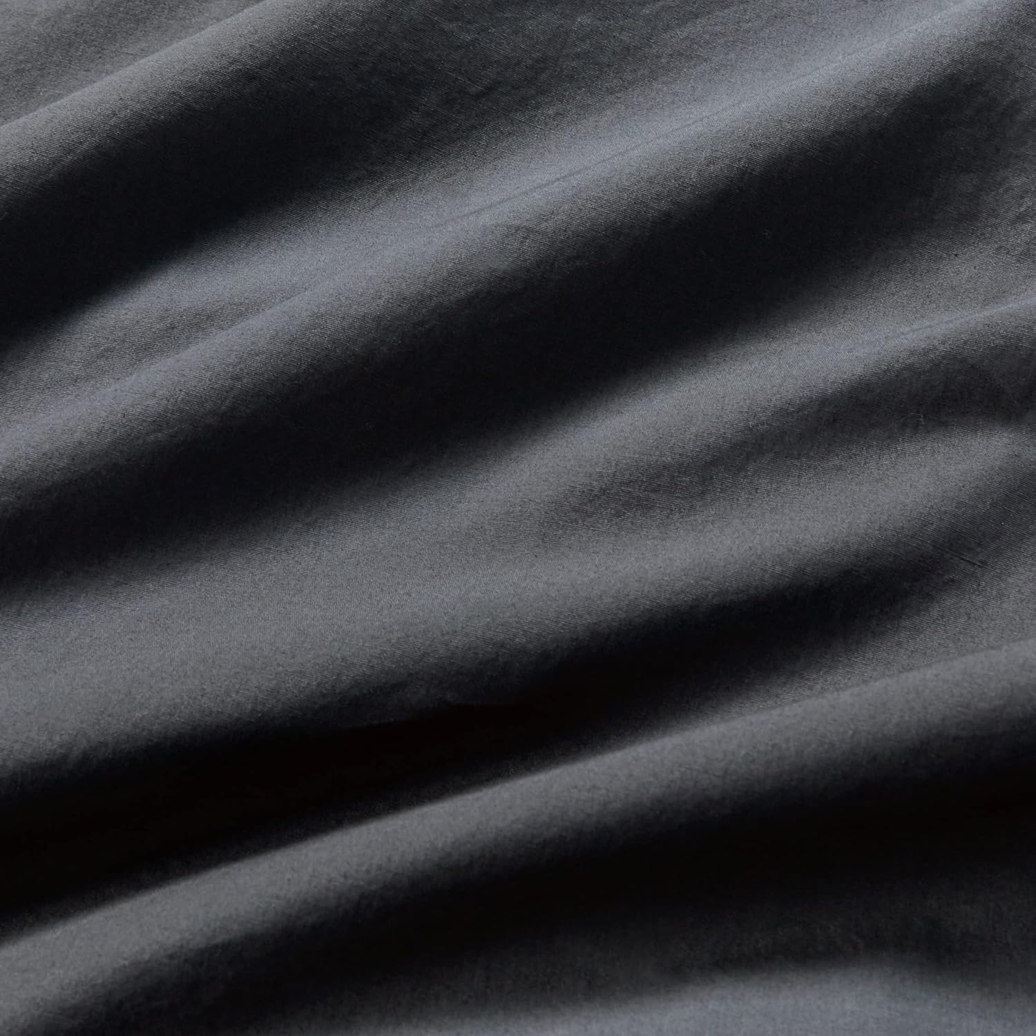 Vintage Washed 100% Cotton European Pillowcase - Luxurious European Pillow Cover - Charcoal - 1 Pc 3