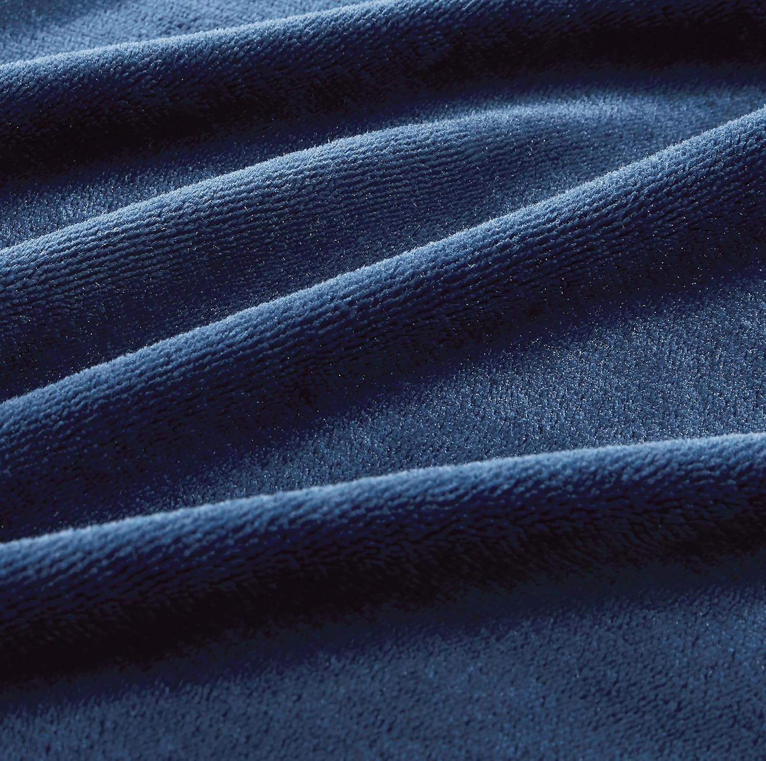 Teddy Sherpa Twin-Pack European Pillowcases - Soft Reversible Velvet & Sherpa Cushion Covers - Machine Washable with Zipper Closure -  65x65cm - Navy Blue 6