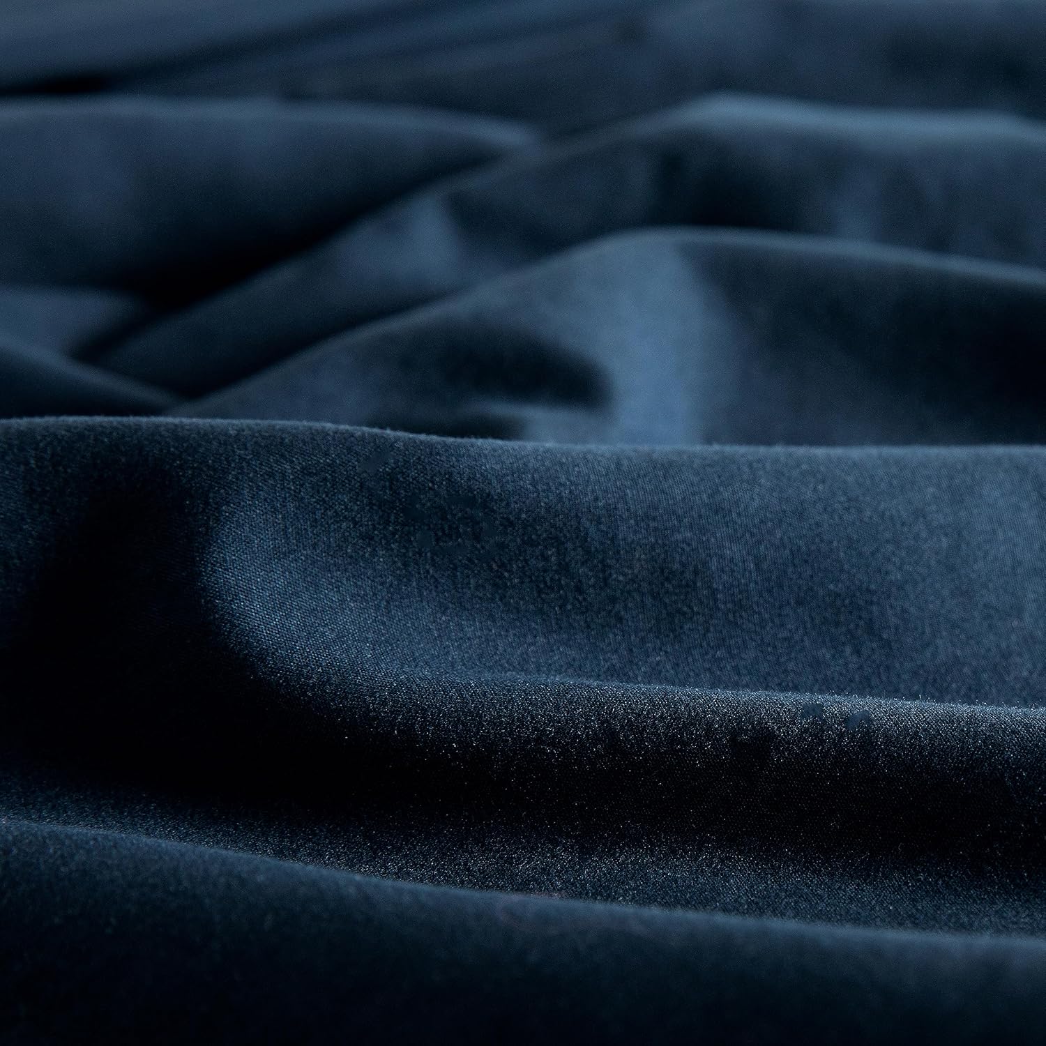 Vintage Washed Microfibre King Pillowcases - Ultra Soft & Skin-Friendly - Set of 2 - 50cm x 90cm (Navy Blue) 3