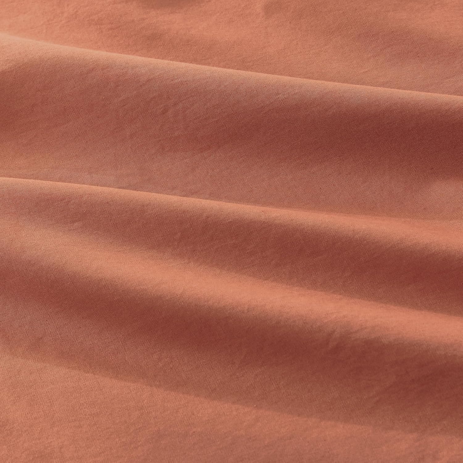 100% Vintage Washed Cotton Fitted Sheet Combo Set – 100% Natural Cotton, Ultra Soft & Breathable – Includes Fitted Sheet & Pillowcases – Machine Washable (Brick, King Single) 5