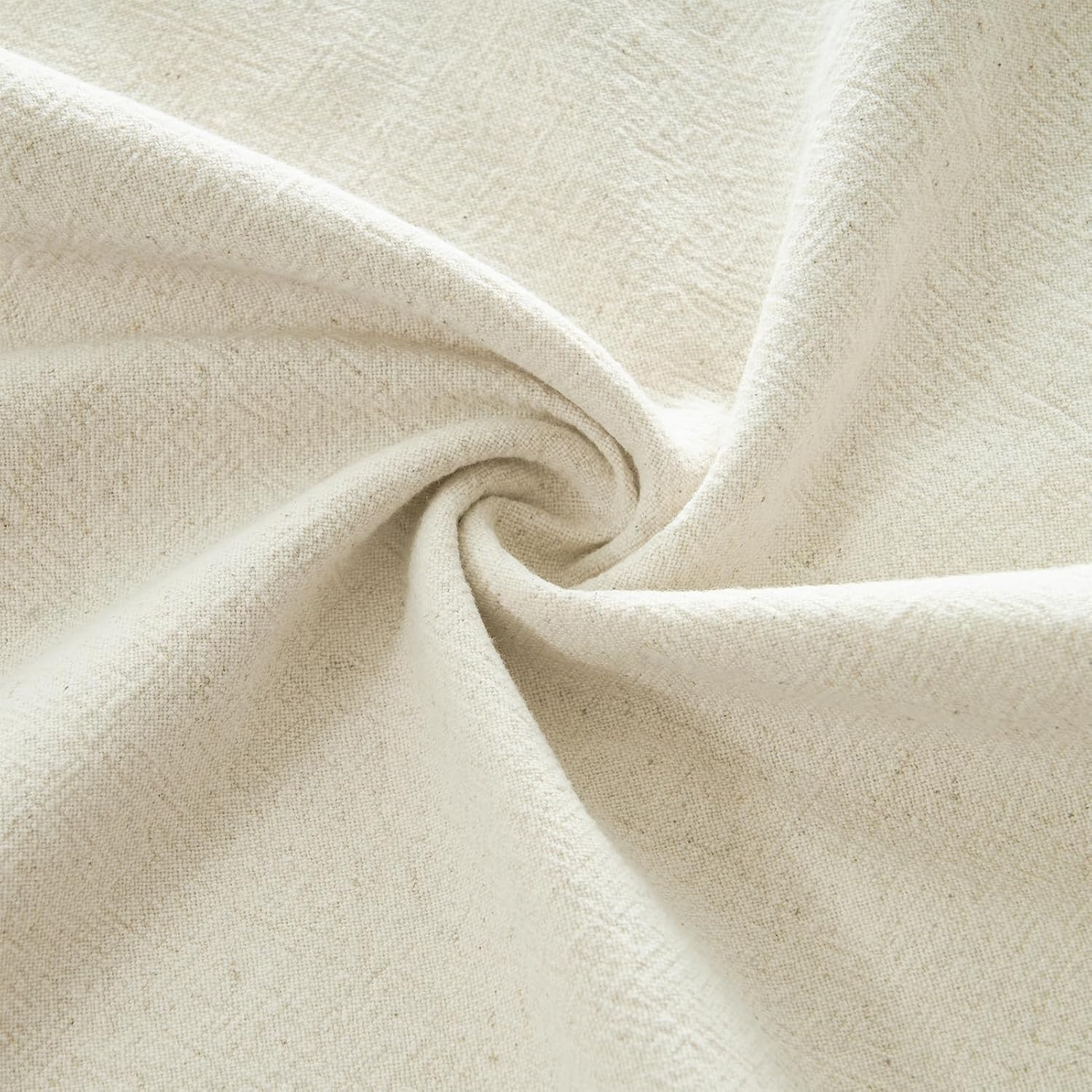 Linen Cushion Covers - 30% Linen 70% Cotton Blend, Soft & Breathable with Hidden Zipper Design - Linen, 45cm x 45cm (Twin Pack) 6