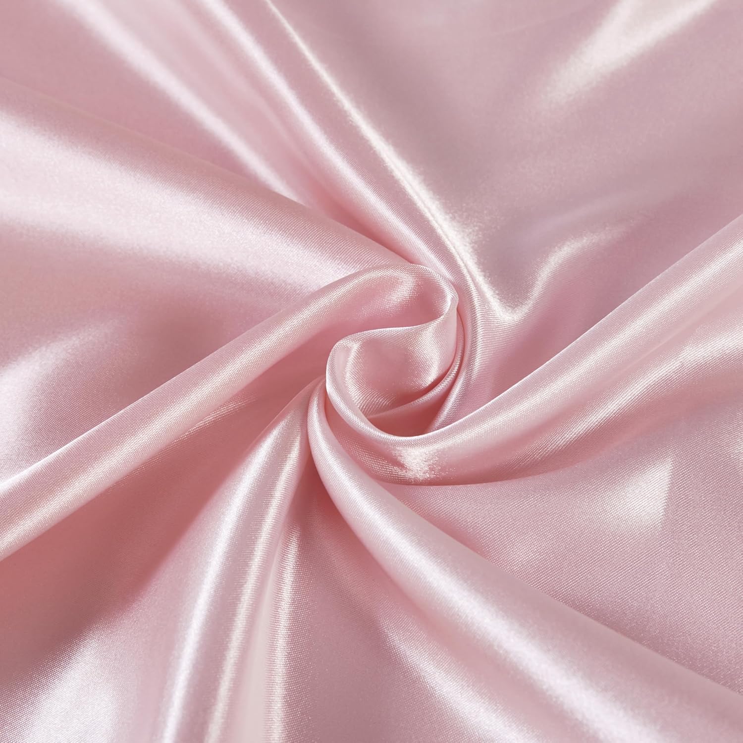 Satin Pillowcases - Silky Soft Polyester Satin with Zipper Closure - Pink, 48cm x 73cm (Twin Pack) 3