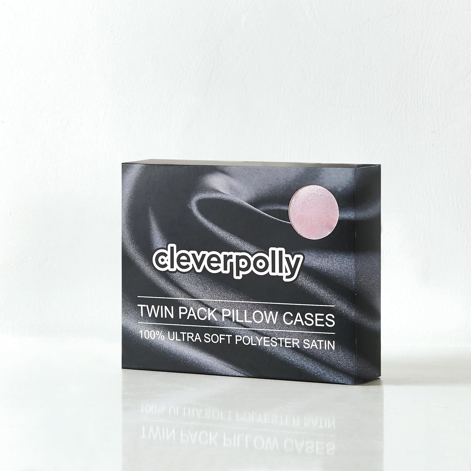 Satin Pillowcases - Silky Soft Polyester Satin with Zipper Closure - Pink, 48cm x 73cm (Twin Pack) 4