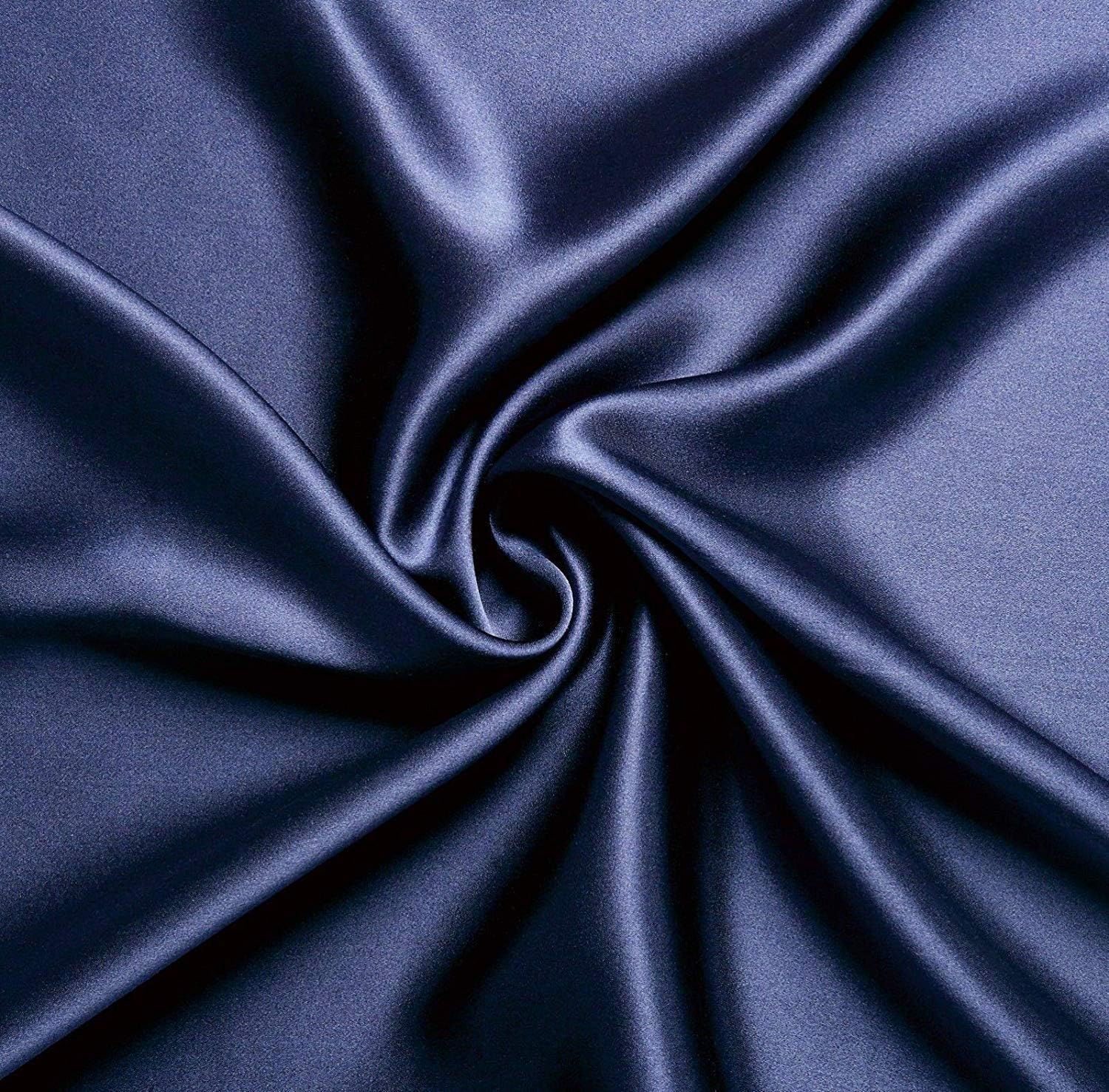 Luxury Pillowcase - 100% Pure Mulberry Silk on Both Sides - Navy 4