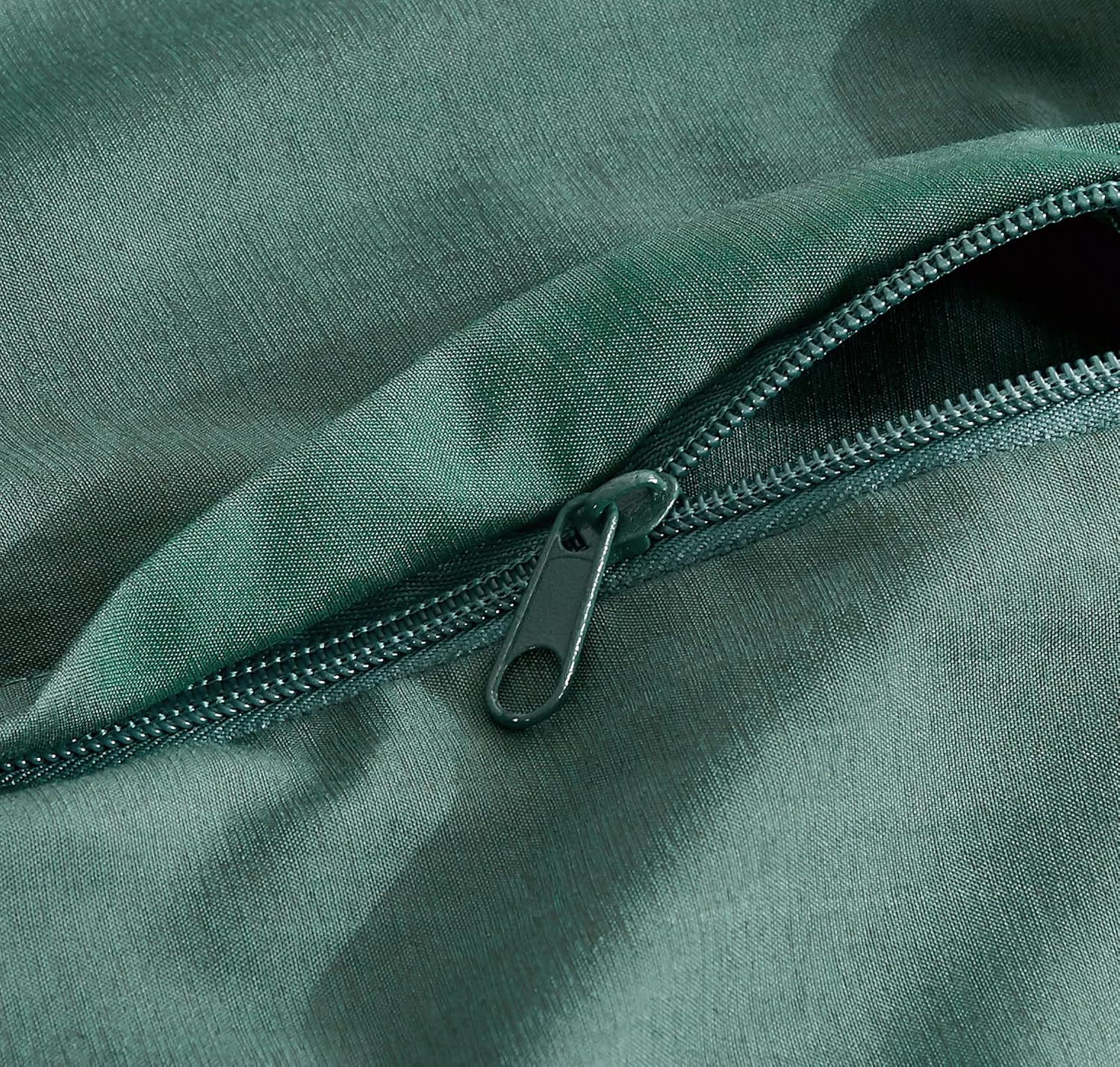 Bamboo Microfibre Quilt Cover Set - Green - Super King 3