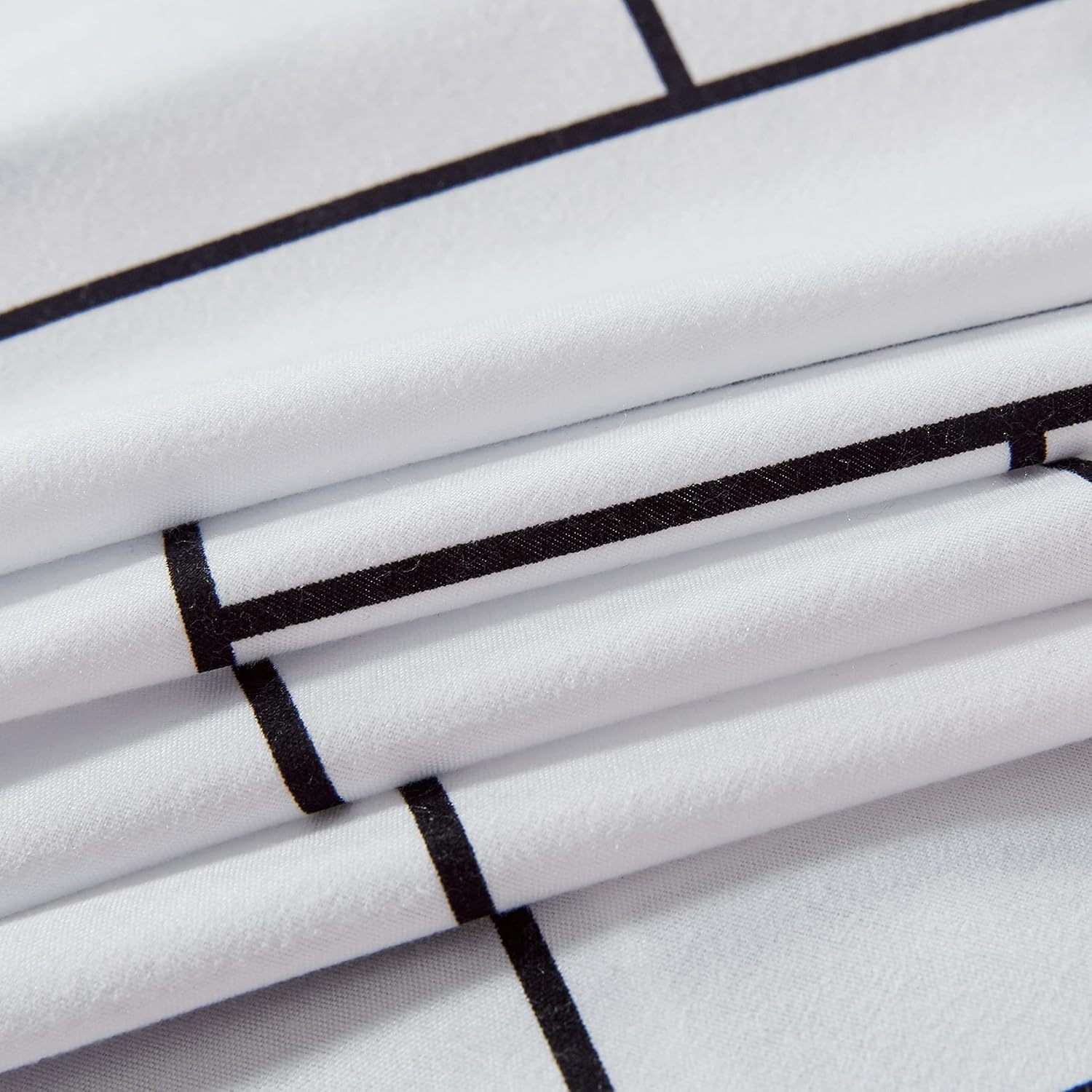 Print Microfibre Quilt Cover Set (3Pcs) - Ultra Soft, Comfy, Luxurious Duvet Cover with Zipper Closure - Elegant Design Quilt Cover Set for Bedding - Glen - Super King Size 6