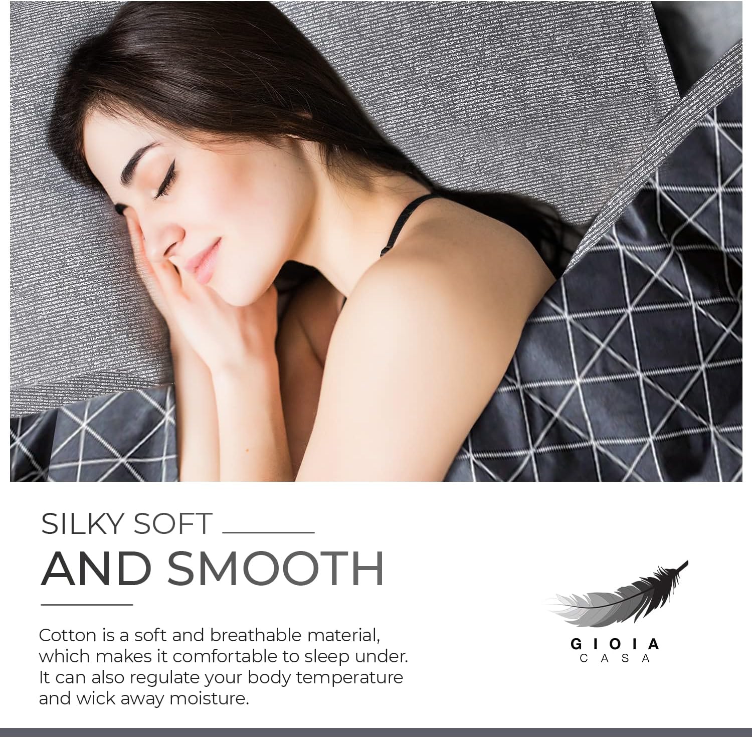 100% Cotton Manhattan Reversible Printed Quilt Cover Set - Super King Size 7