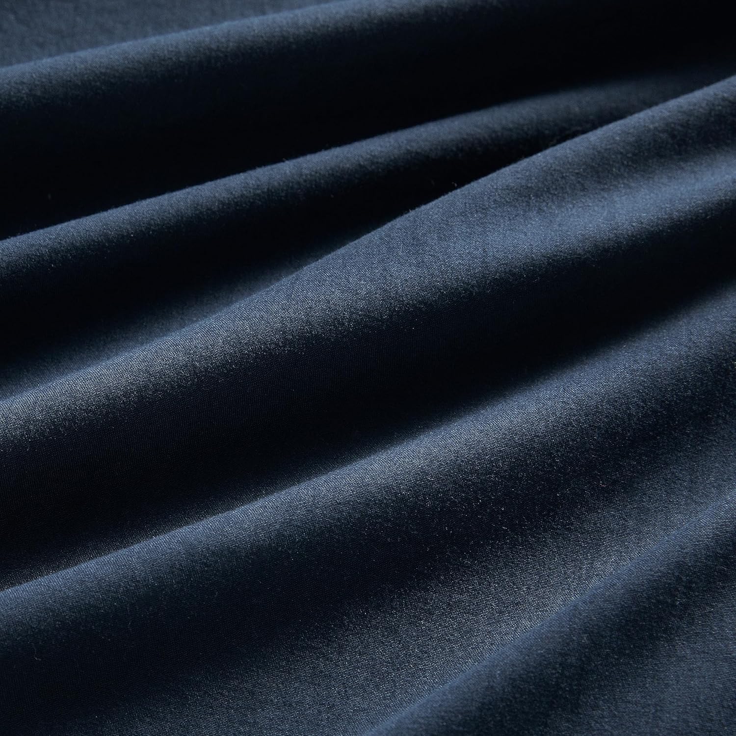 Vintage Washed Microfibre Sheet Set with 2 Pillowcases - Navy - Super King 6