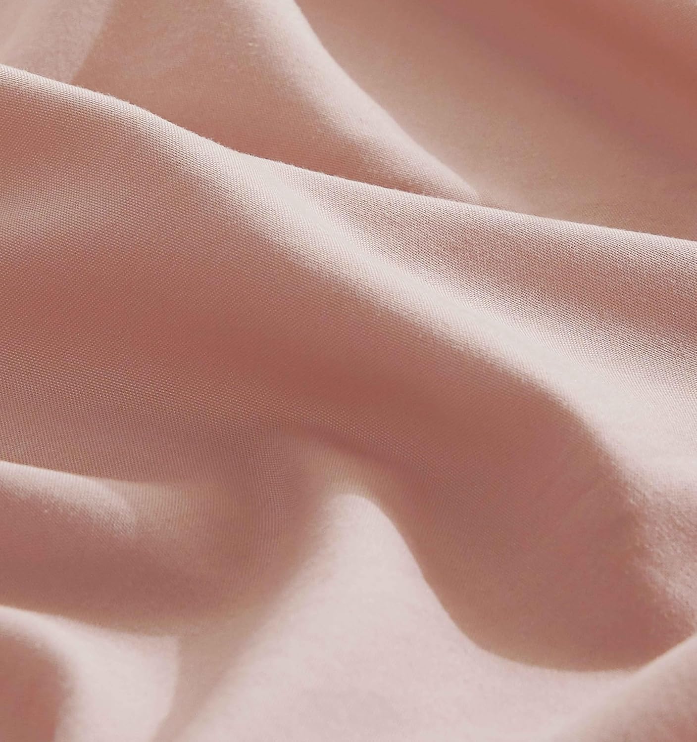 Vintage Washed Microfibre Sheet Set (Pink, Super King) 7