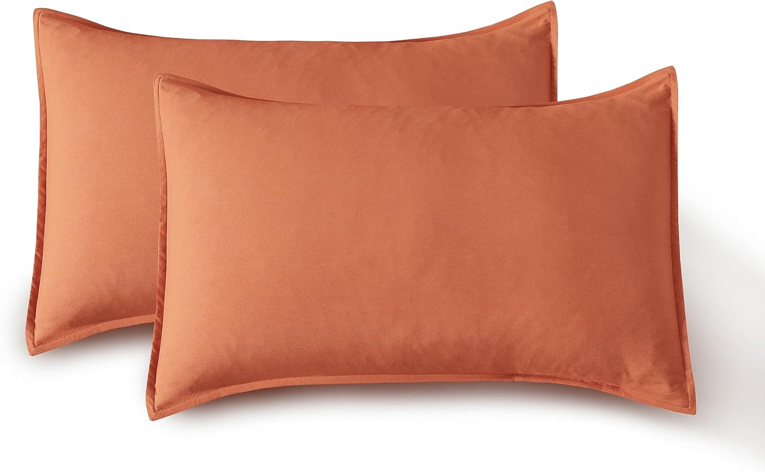 Vintage Washed Microfibre Sheet Set with 2 Pillowcases - Terracotta - Super King 7