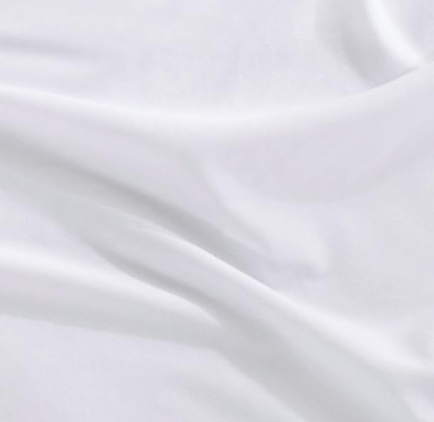 Vintage Washed Microfibre Sheet Set with 2 Pillowcases - White - Super King 5