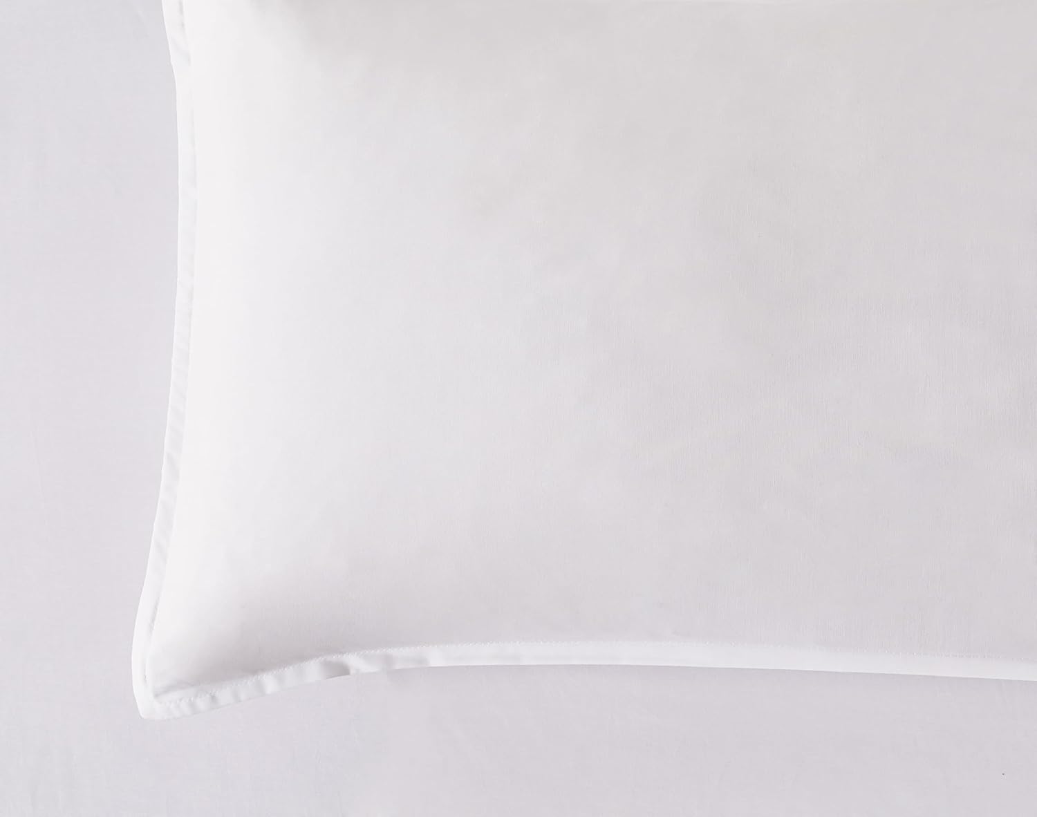 Bamboo Microfibre Standard Pillowcase x2 (one pair) - White 3