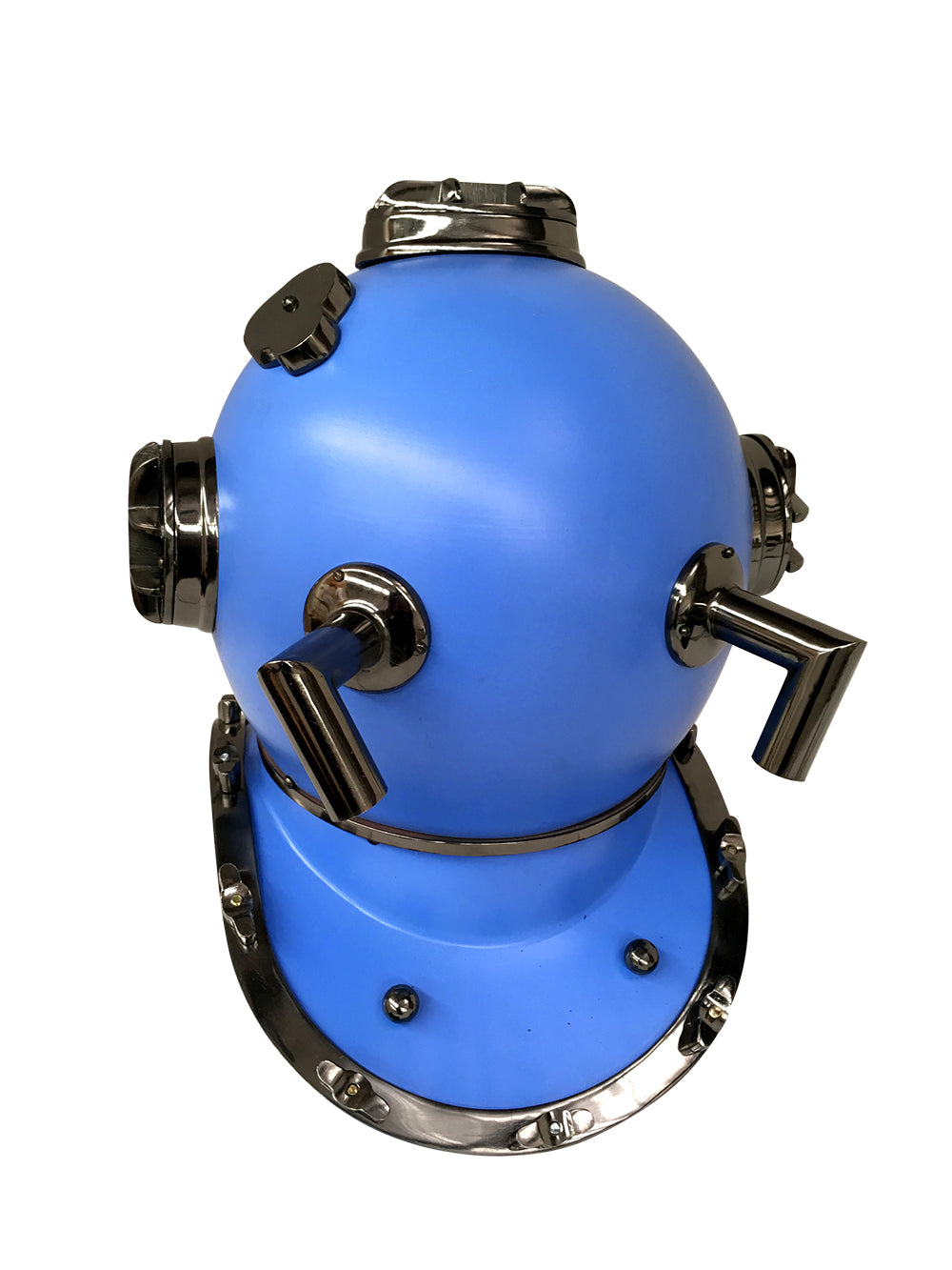 US Navy Mark V Diving Helmet – Blue 3