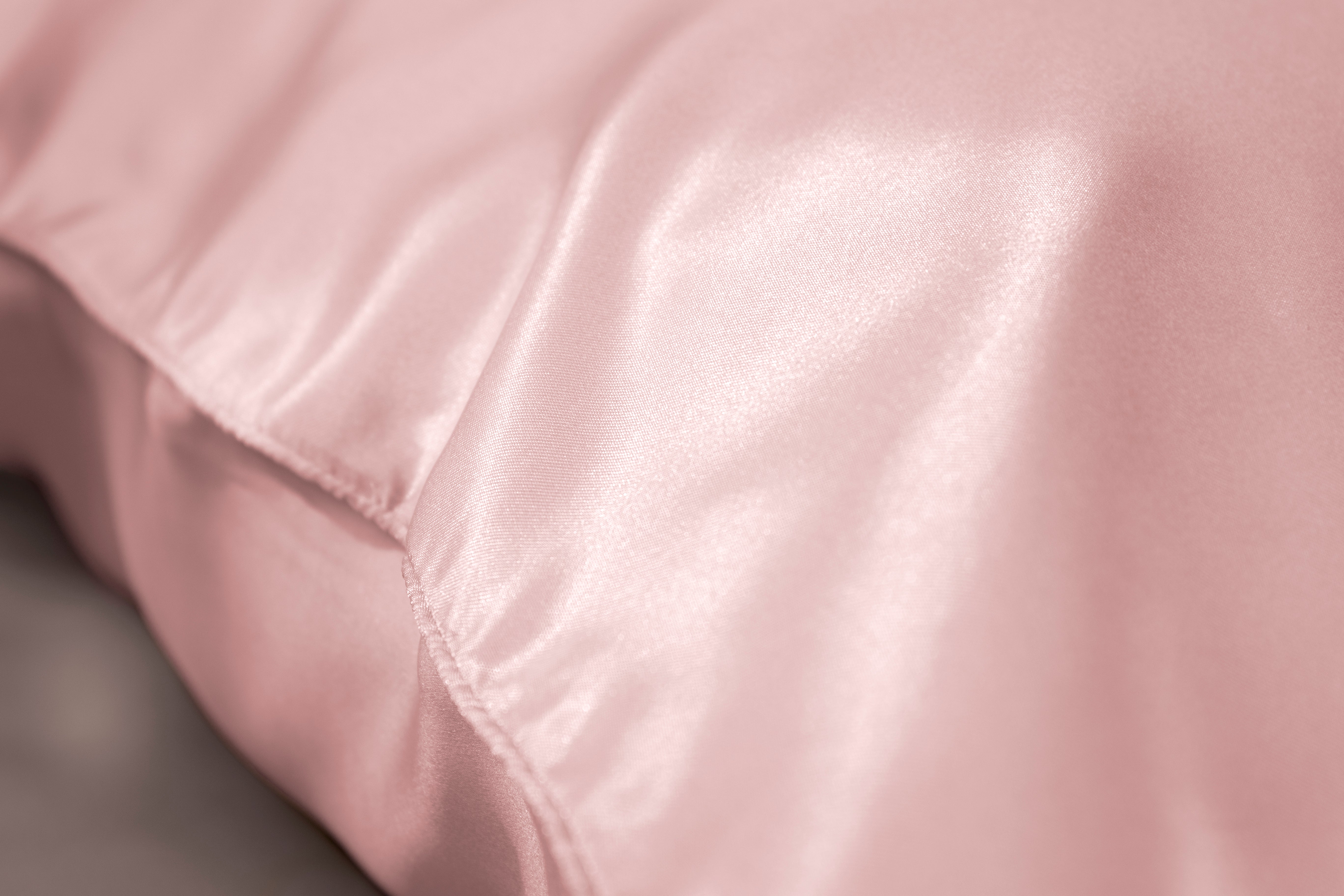 Soft Pink SILK PILLOWCASE - 51X76CM 3