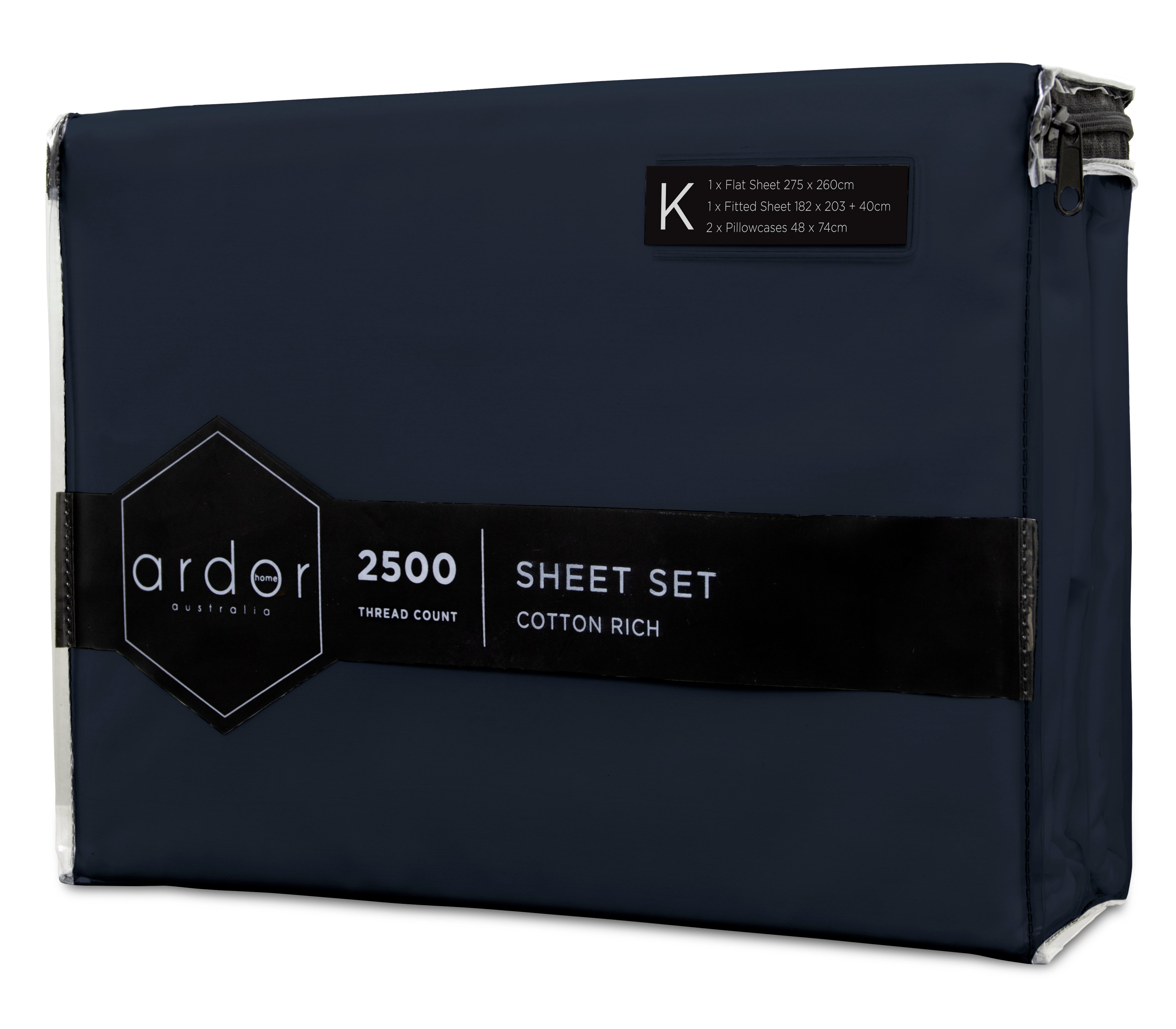 2500TC Cotton Rich SHEET SETS - KING 3