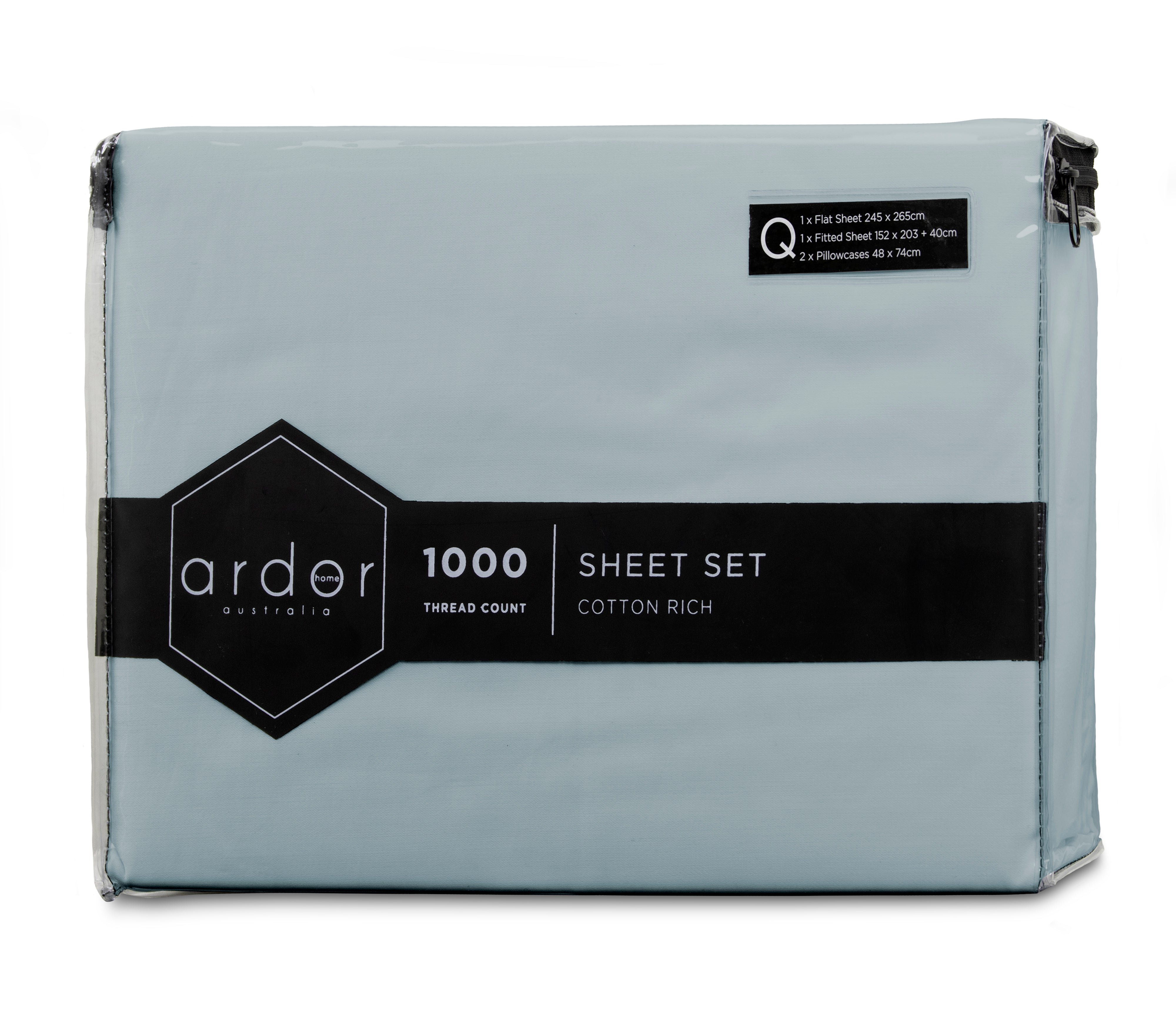 1000TC Cotton Rich SHEET SET - KING SINGLE 3