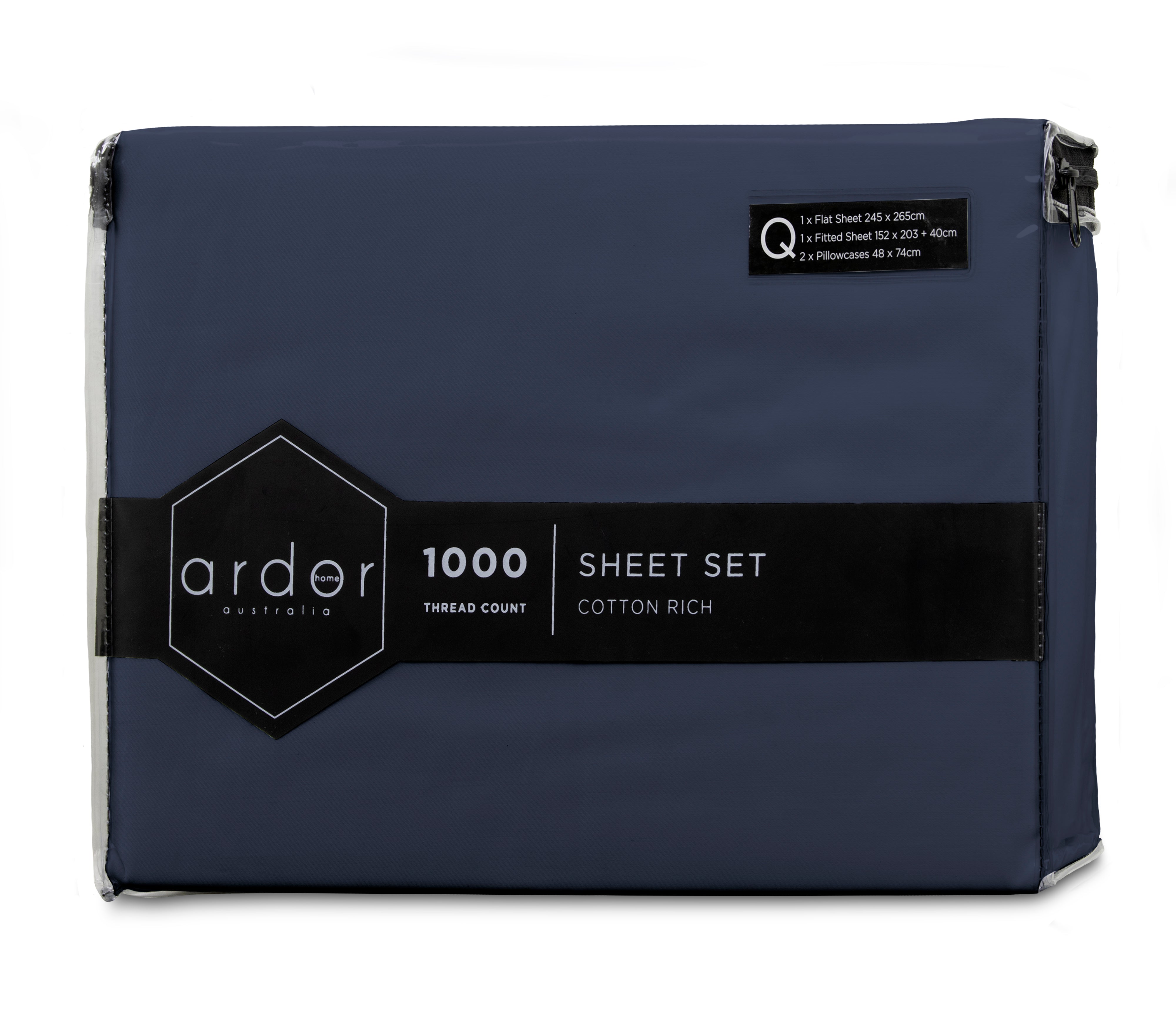 1000TC Cotton Rich SHEET SET - KING 3