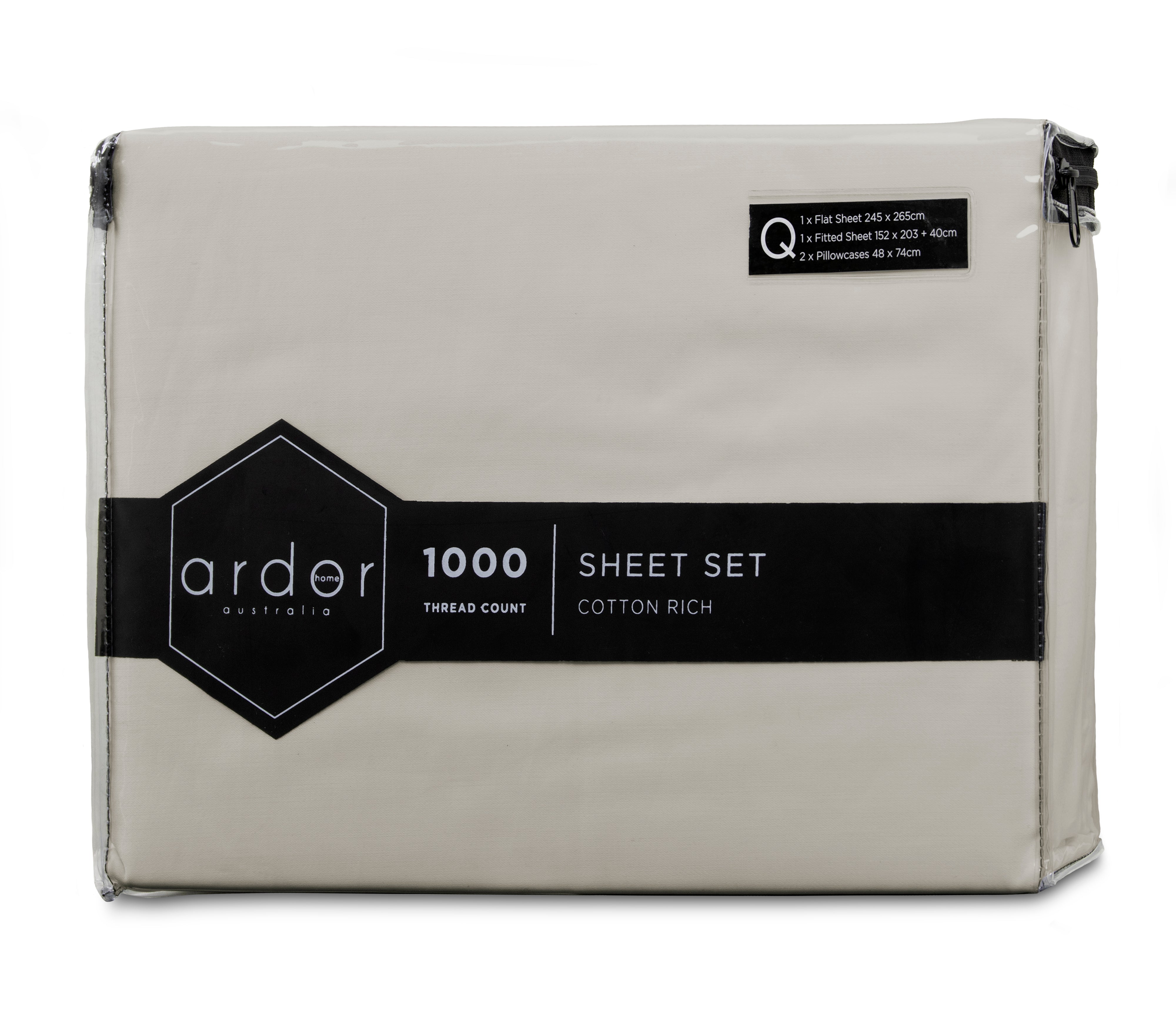 1000TC Cotton Rich SHEET SET - KING SINGLE 3