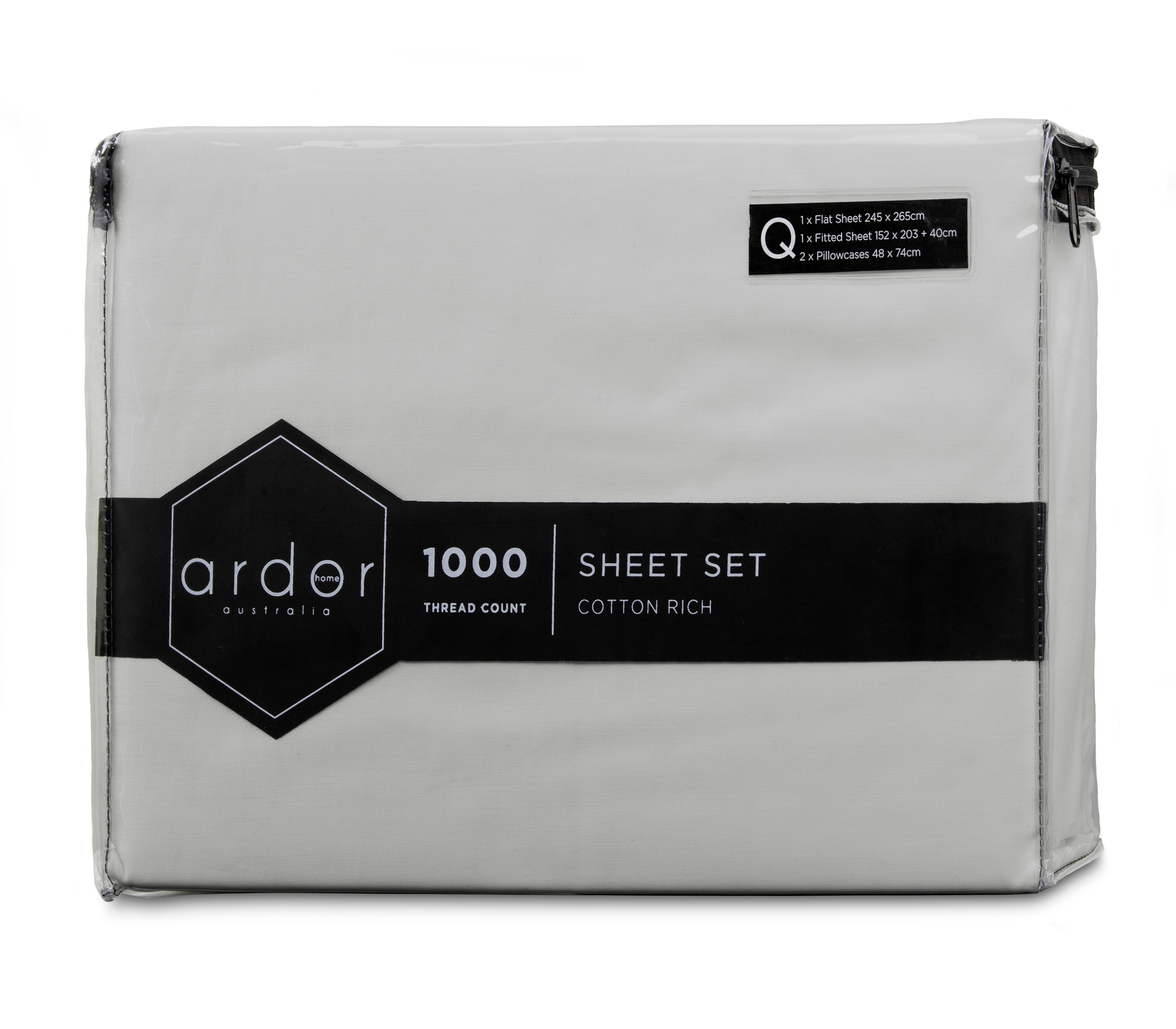 1000TC Cotton Rich SHEET SET - KING SINGLE 3