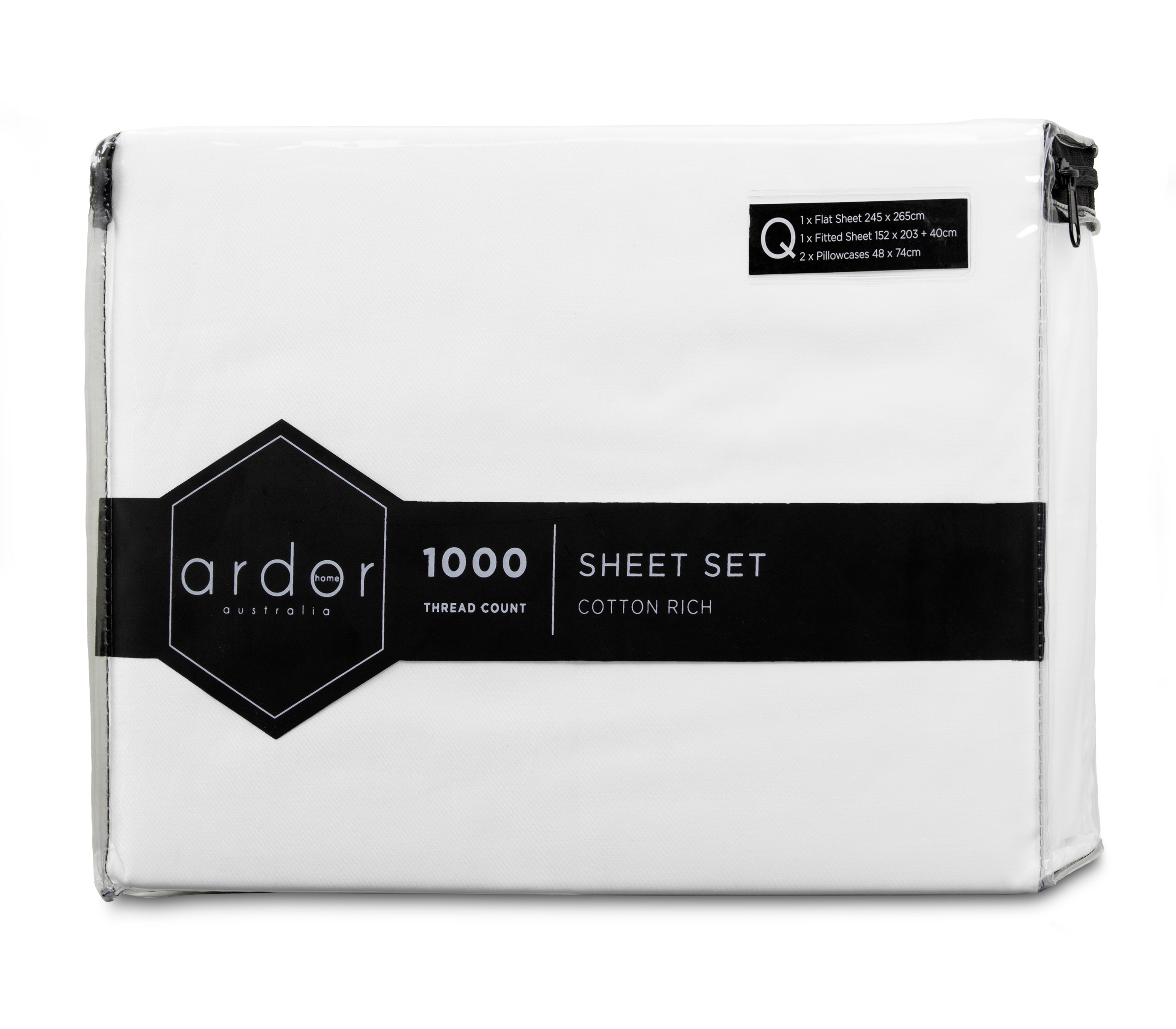 1000TC Cotton Rich SHEET SET - KING SINGLE 3