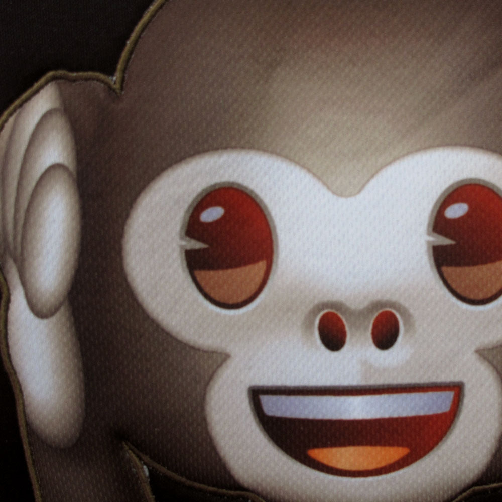 Pair of Emoji Car Front Seat Covers Monkey Face 3