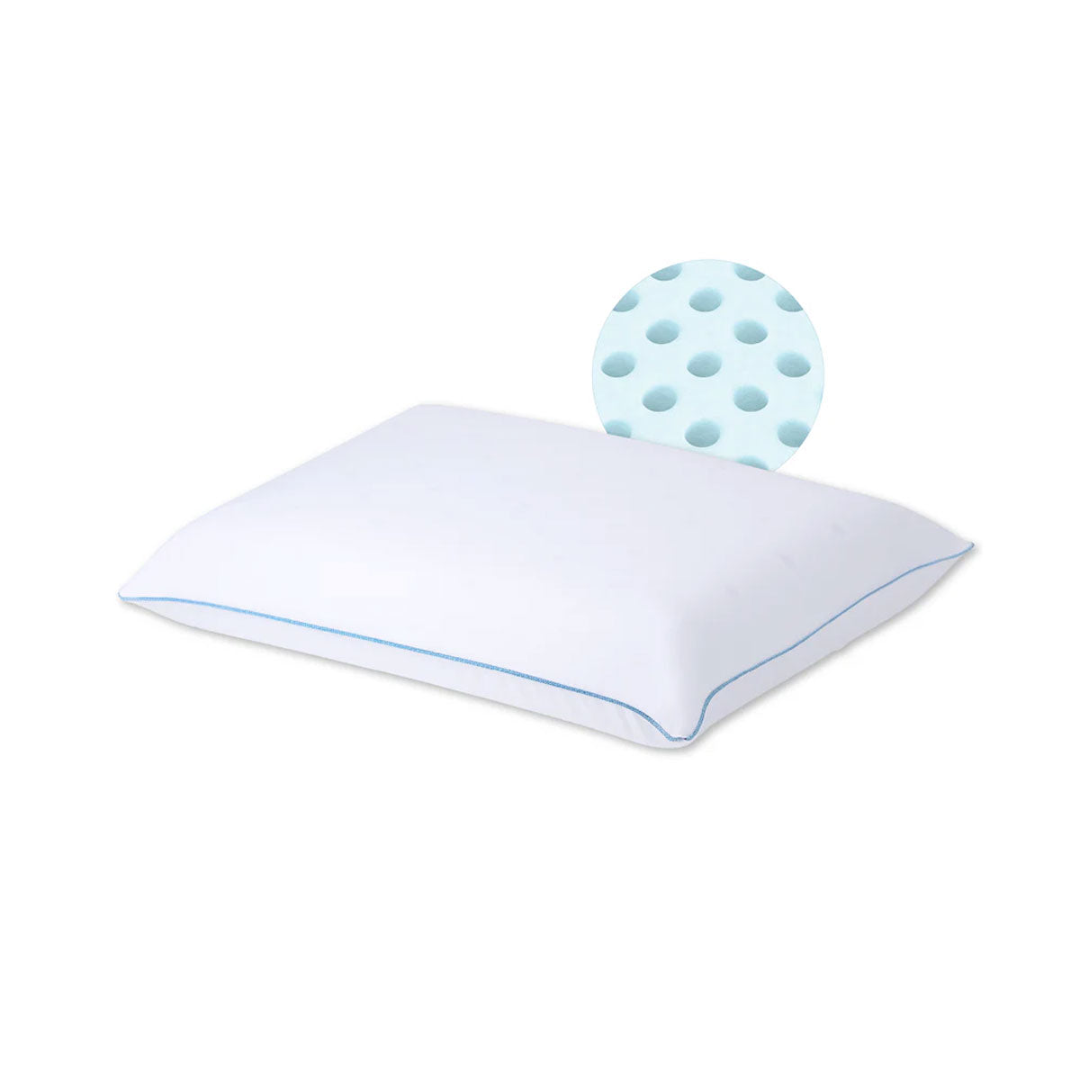 Mediflow Elite Premium Fiber Cooling Gel Memory Foam Water Pillow 44 x 66 cm 3