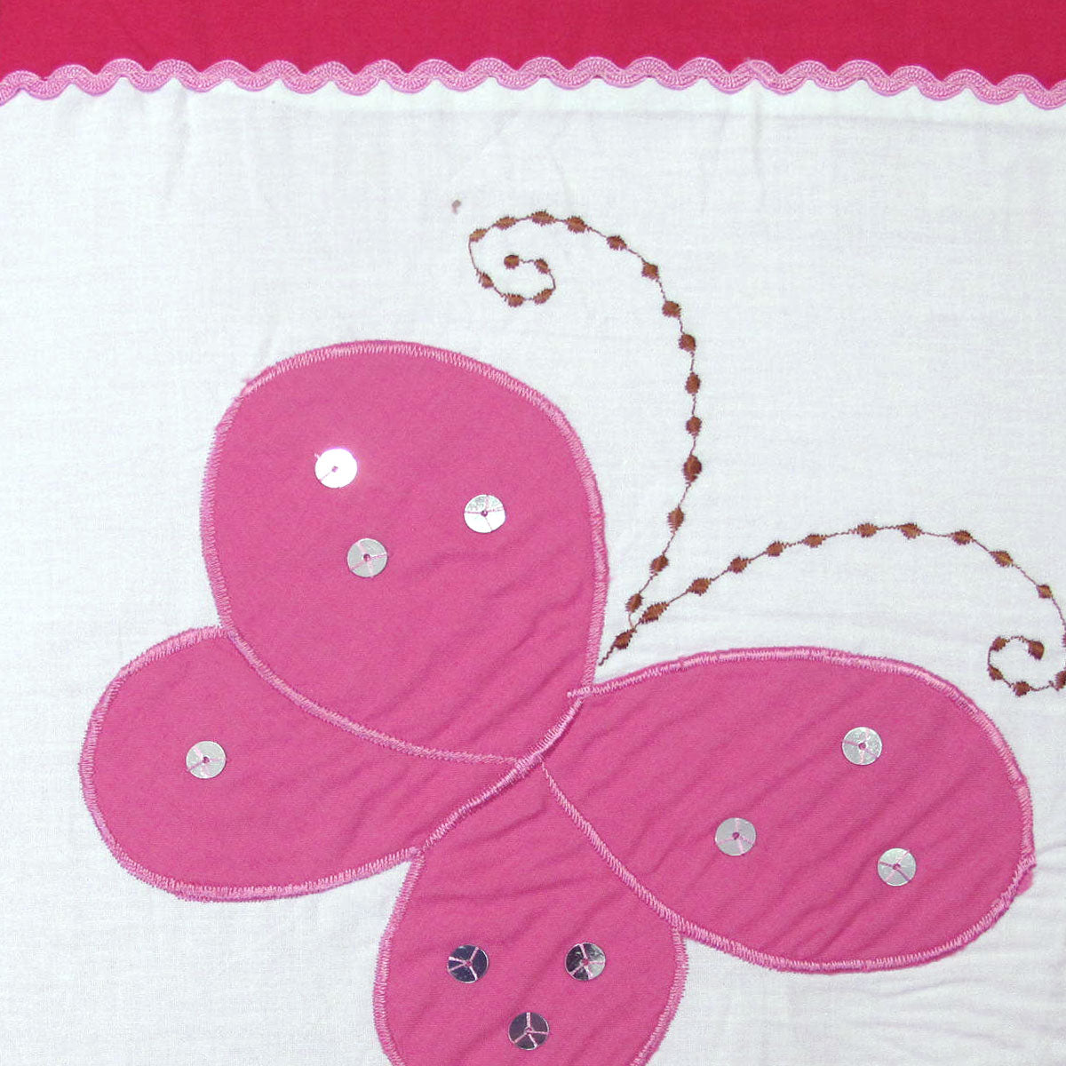 Bindi Butterfly Embroidered Quilt Cover Set Single 3