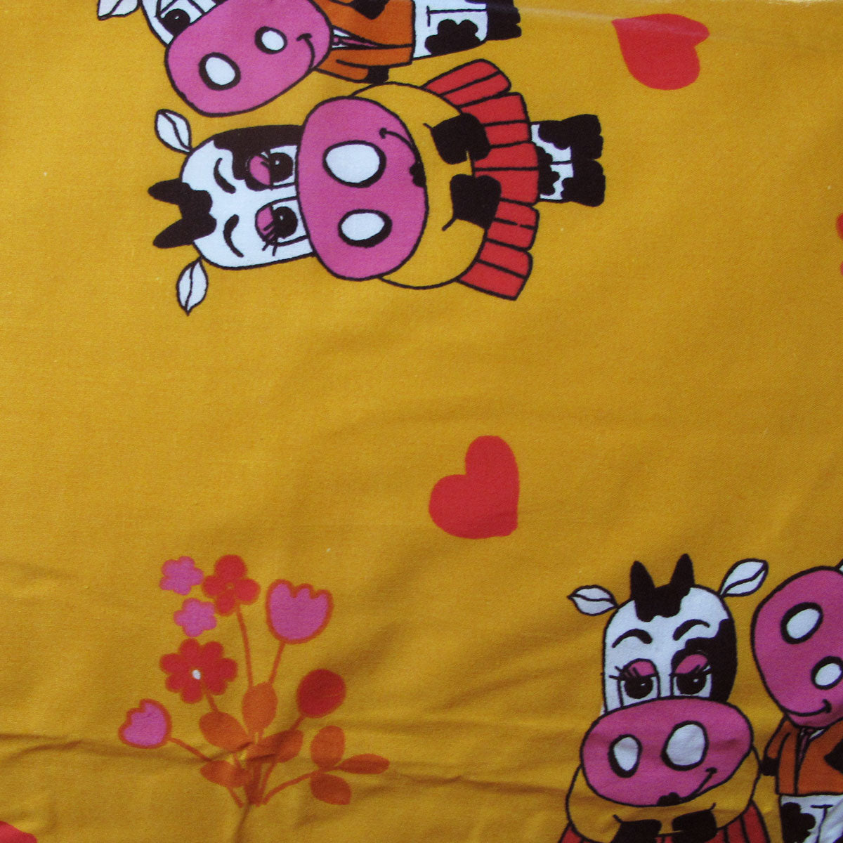 Lovely Cows Polyester Cotton Quilt Cover Set Single 3
