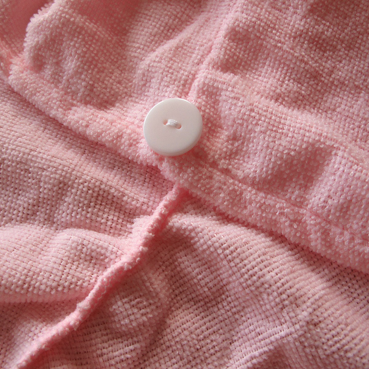 Set of 2 Magic Quick Dry Microfibre Hair Dryer Towels Pink + White 3