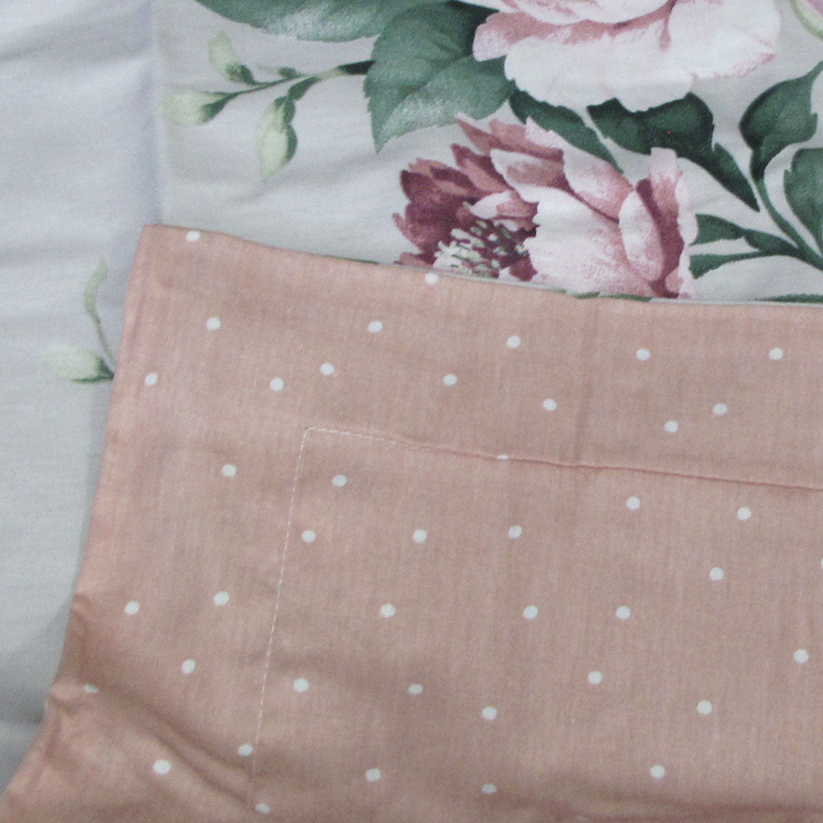 300TC Caterina Reversible Cotton Quilt Cover Set King 3