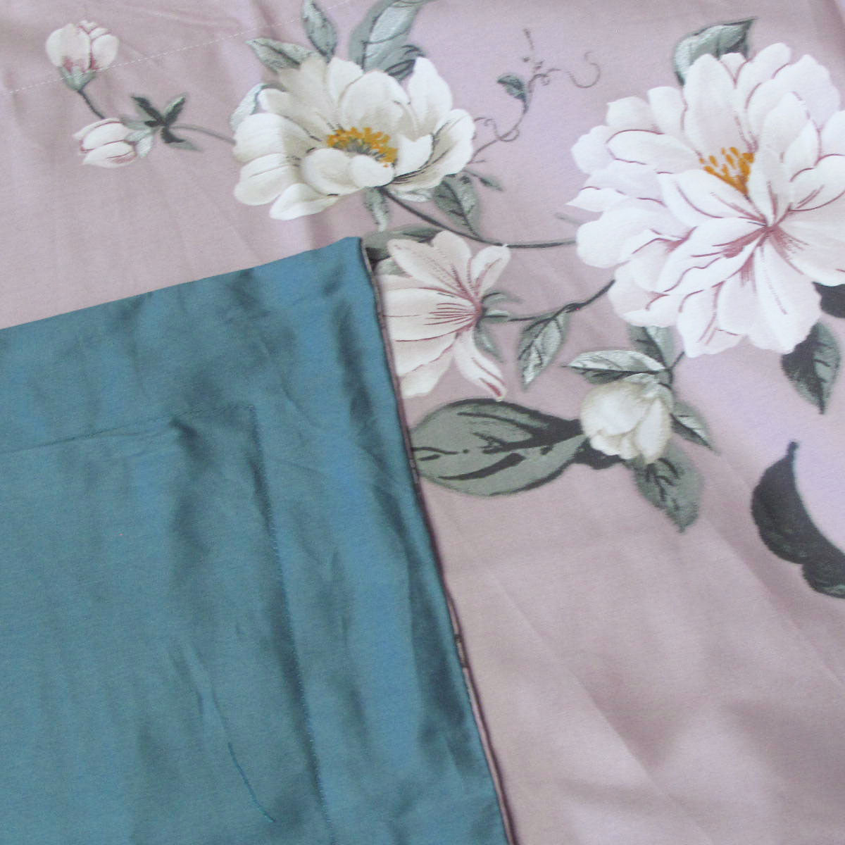 400TC Cotton Sateen Quilt Cover Set Grace King 3