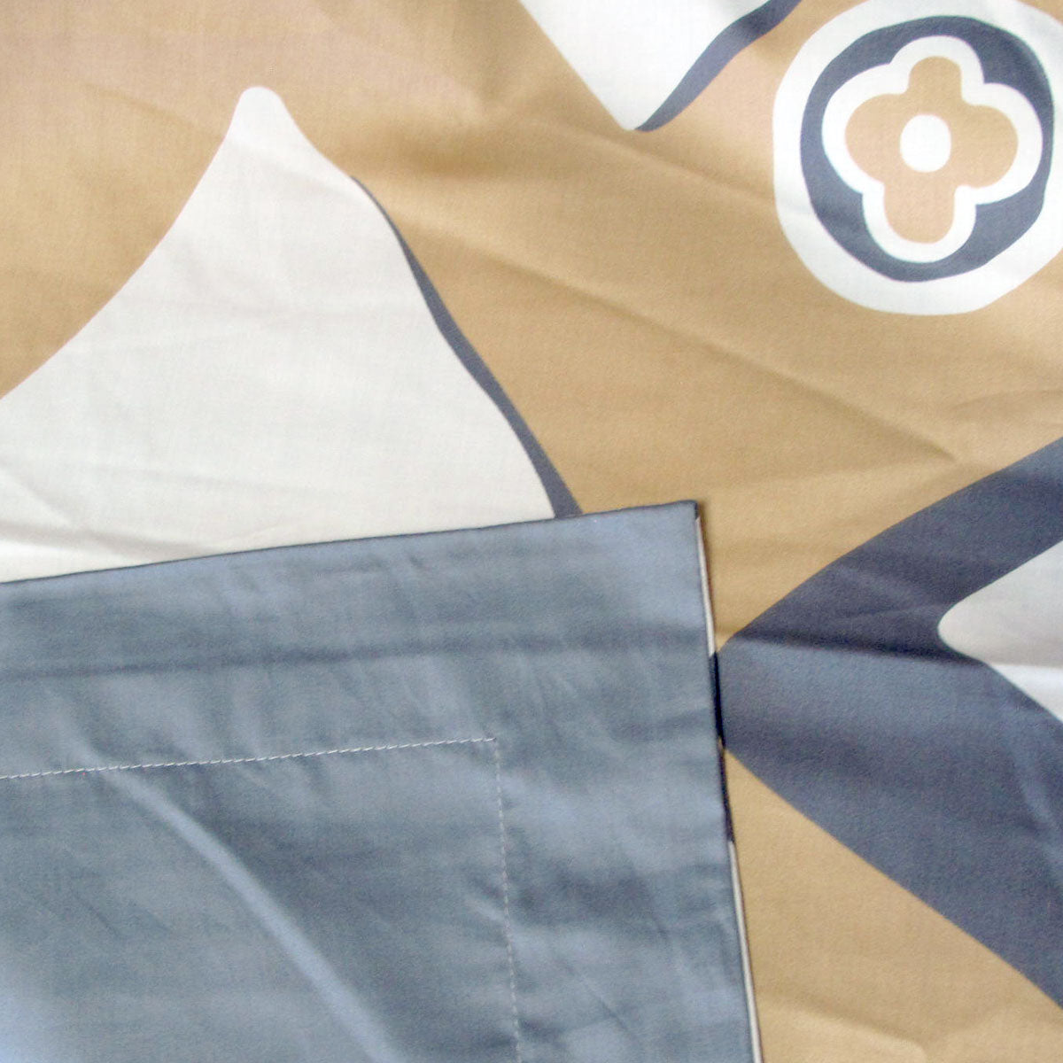 400TC Cotton Sateen Quilt Cover Set Modern Art Queen 3