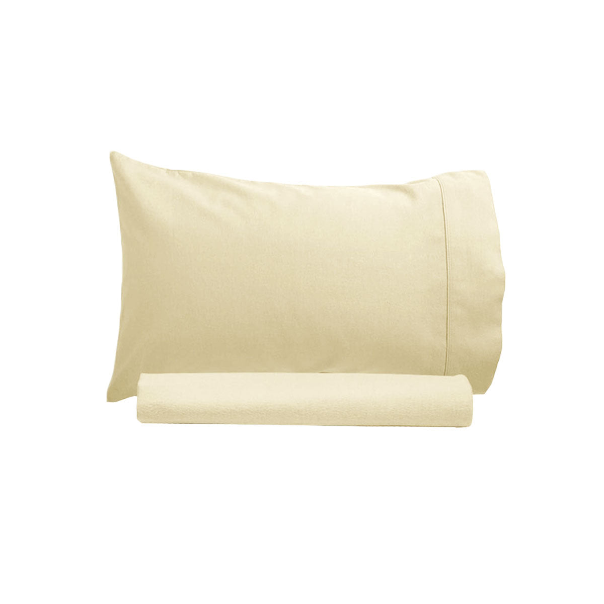 Artex 250TC 100% Cotton Sheet Set Single Cream