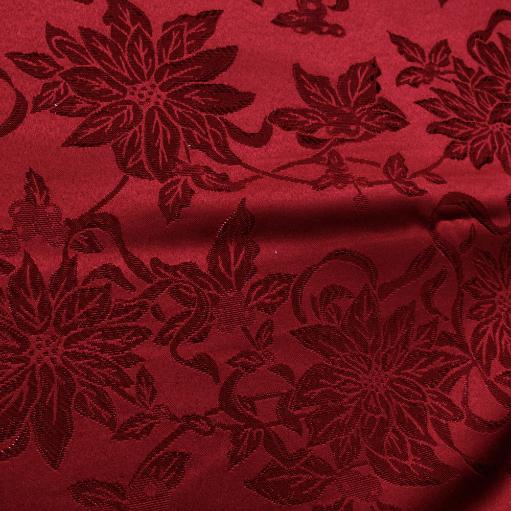 Floral Red Tablecloth 132 x 178 cm