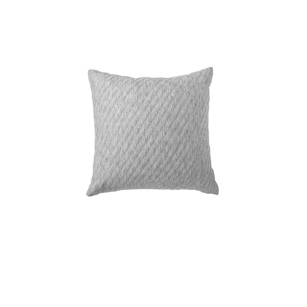 Bianca Pesaro Grey Marle Polyester Cotton Square Filled Cushion 43 x 43cm