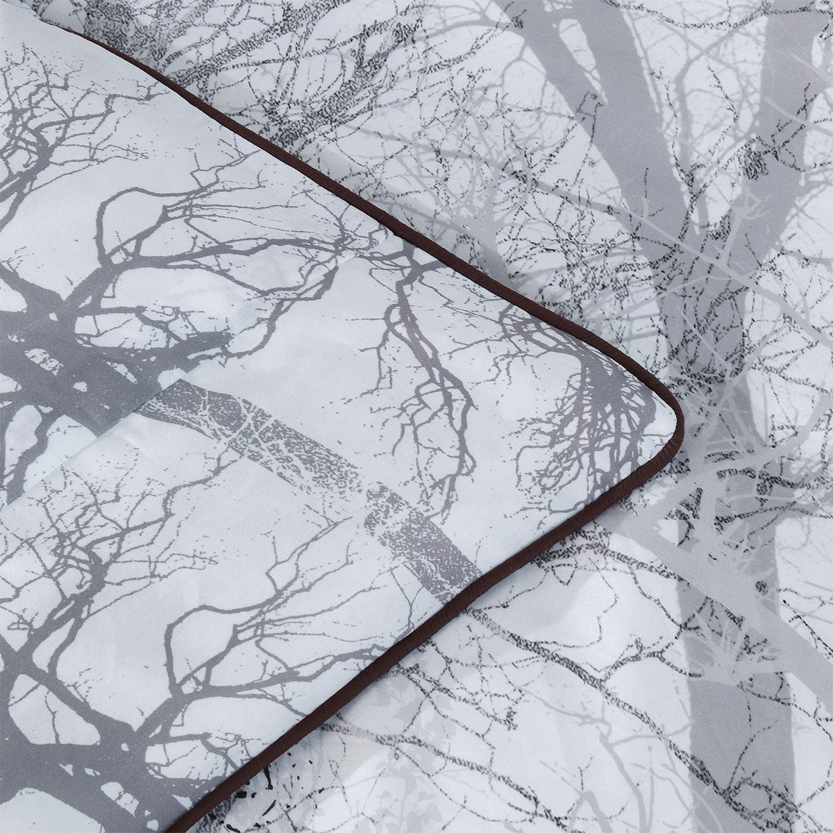 Bianca Myrtleford Grey Cotton Sateen Quilt Cover Set Super King 4