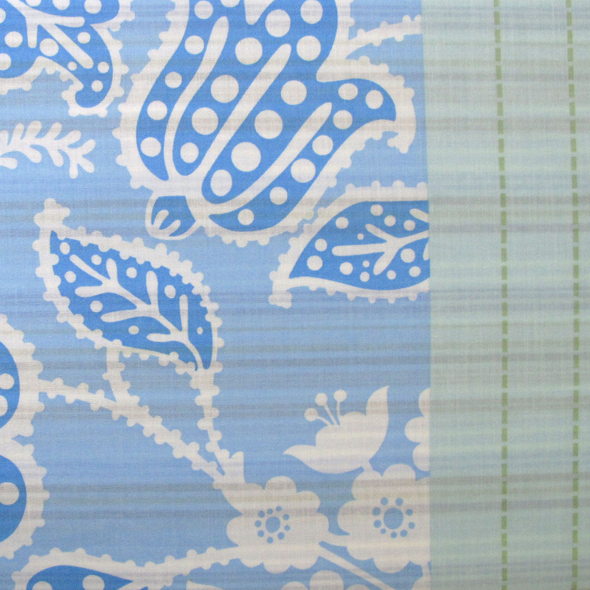 225TC Java Floral Blue Polyester Cotton Quilt Cover Set Single 3