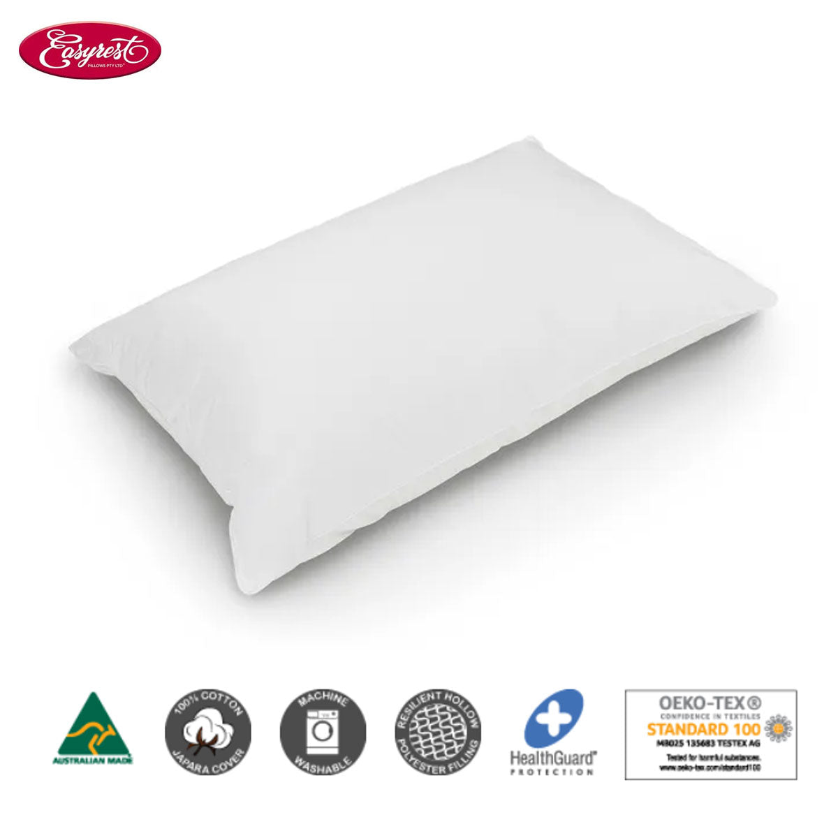 Easyrest BioFresh Allergy Sensitive Medium Standard Pillow 48 x 73 cm 3