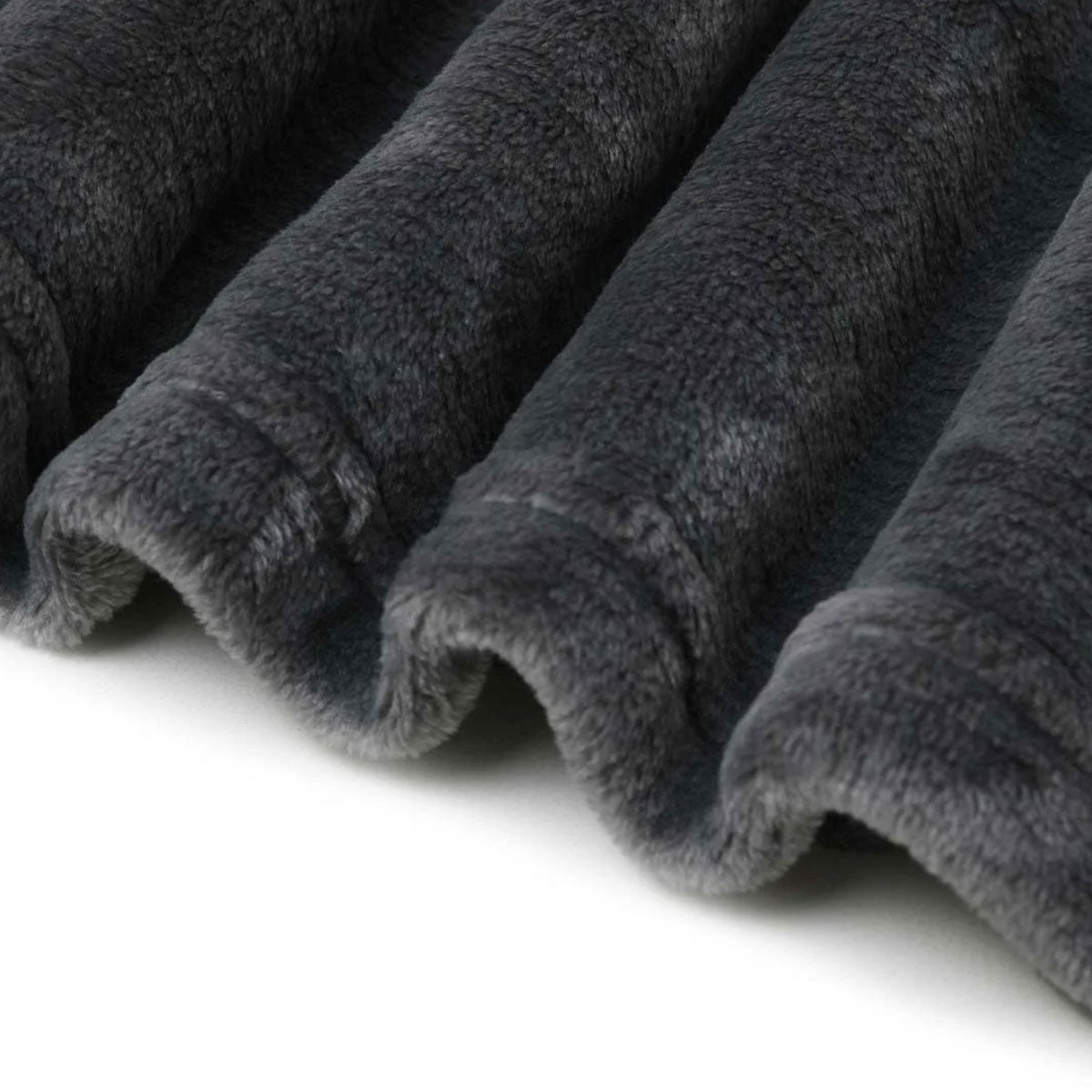 Accessorize Grey Super Soft Hooded Blanket Small/Medium 4