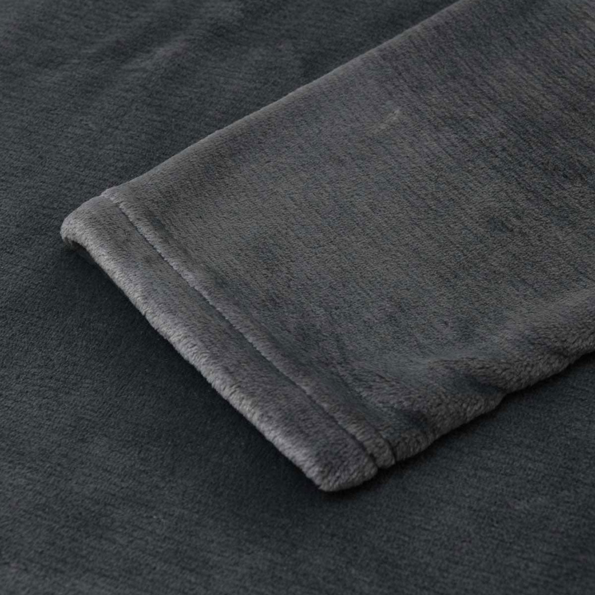 Accessorize Grey Super Soft Hooded Blanket Small/Medium 5