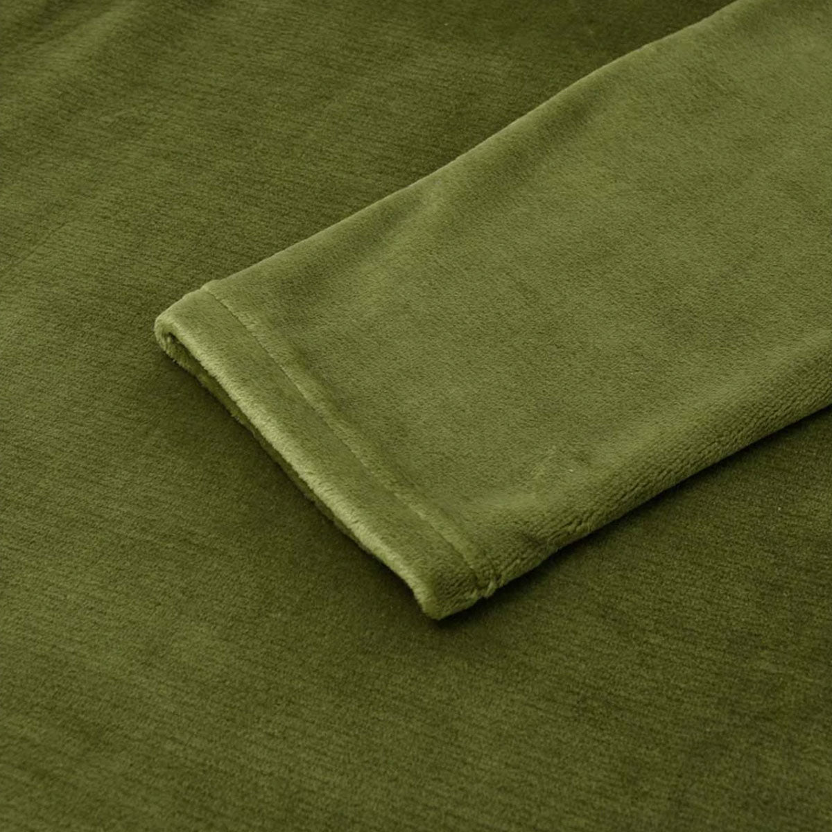 Accessorize Moss Green Super Soft Hooded Blanket Extra Large 5