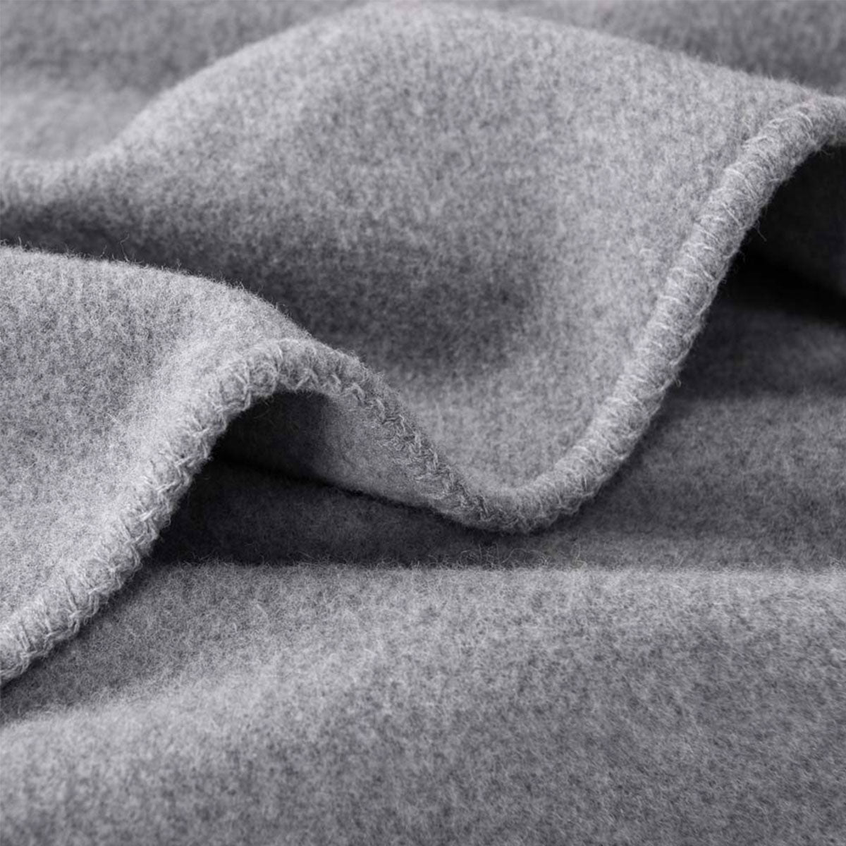 Laconia 400GSM Premium Australian Pure Wool Blanket Grey Queen 3