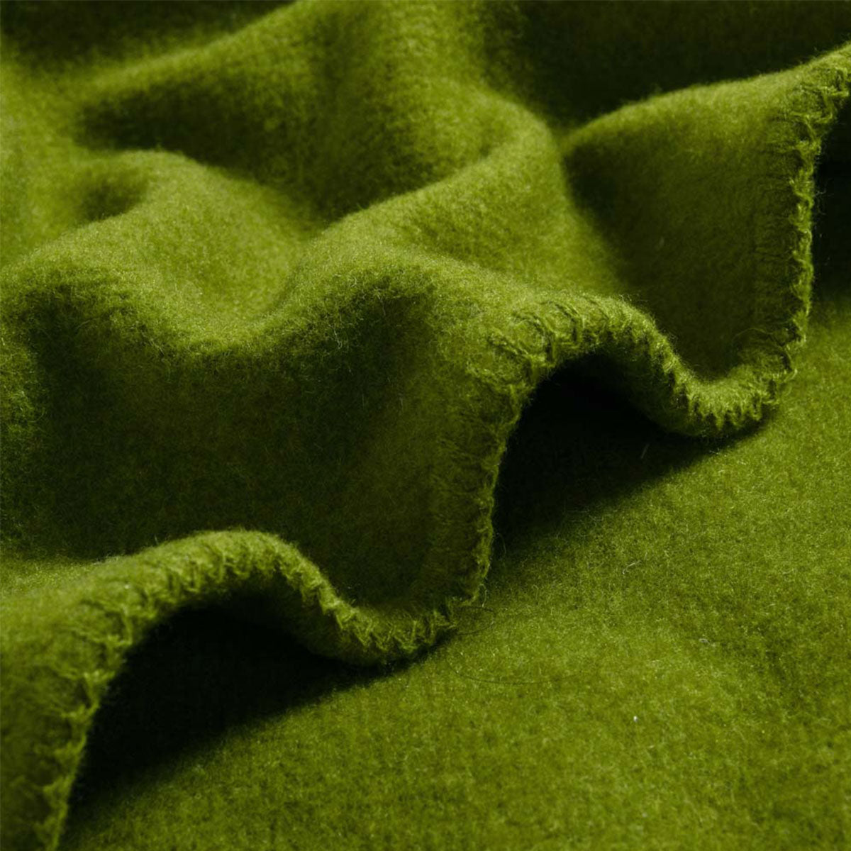 Laconia 400GSM Premium Australian Pure Wool Blanket Moss Green King 3