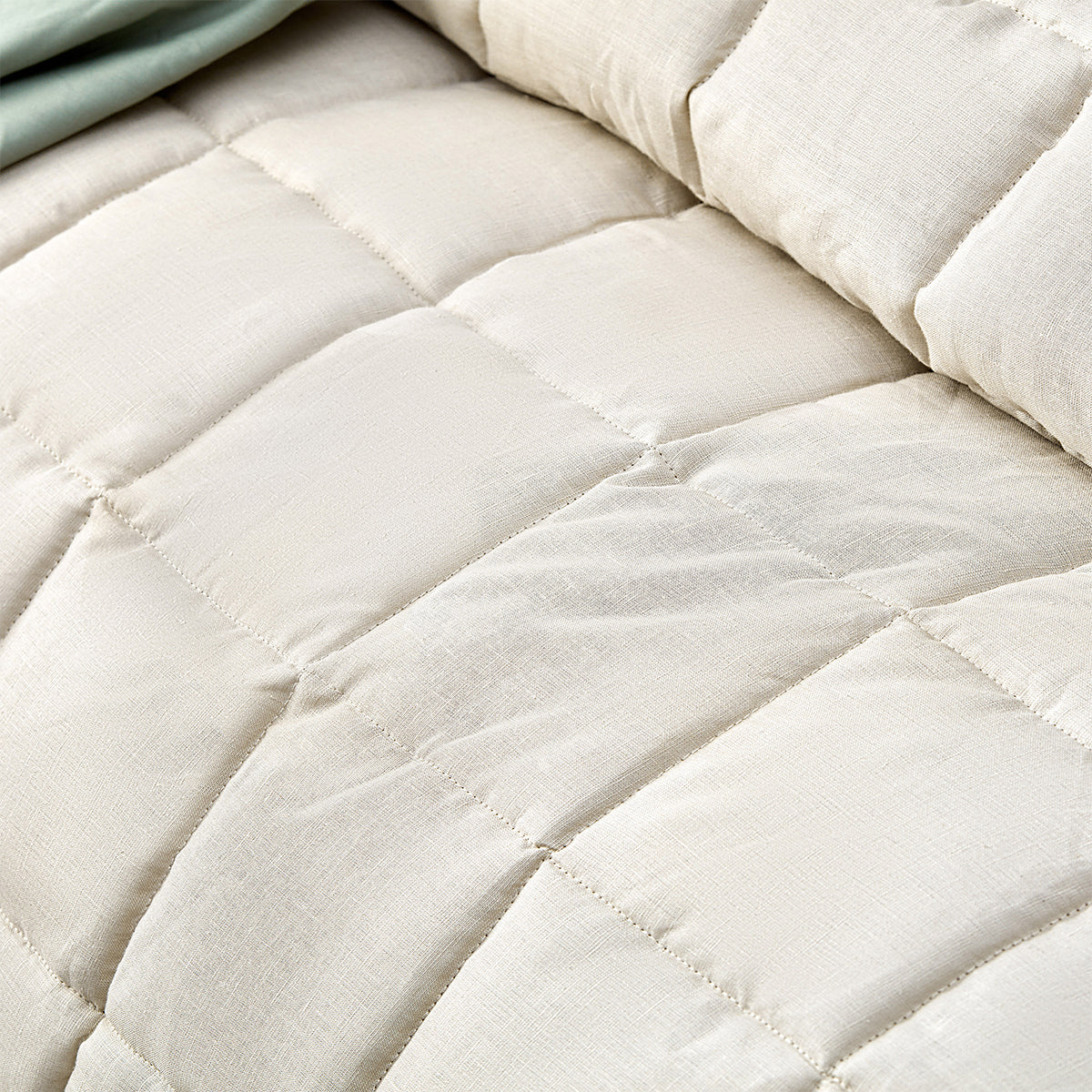 Vintage Design Homewares Natural French Linen Coverlet Set King 3