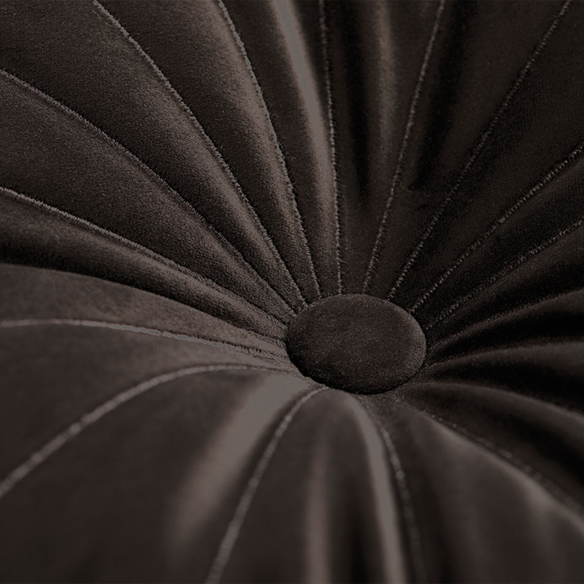 KAAT Amsterdam Mandarin Brown Round Filled Cushion 40cm Diameter 3