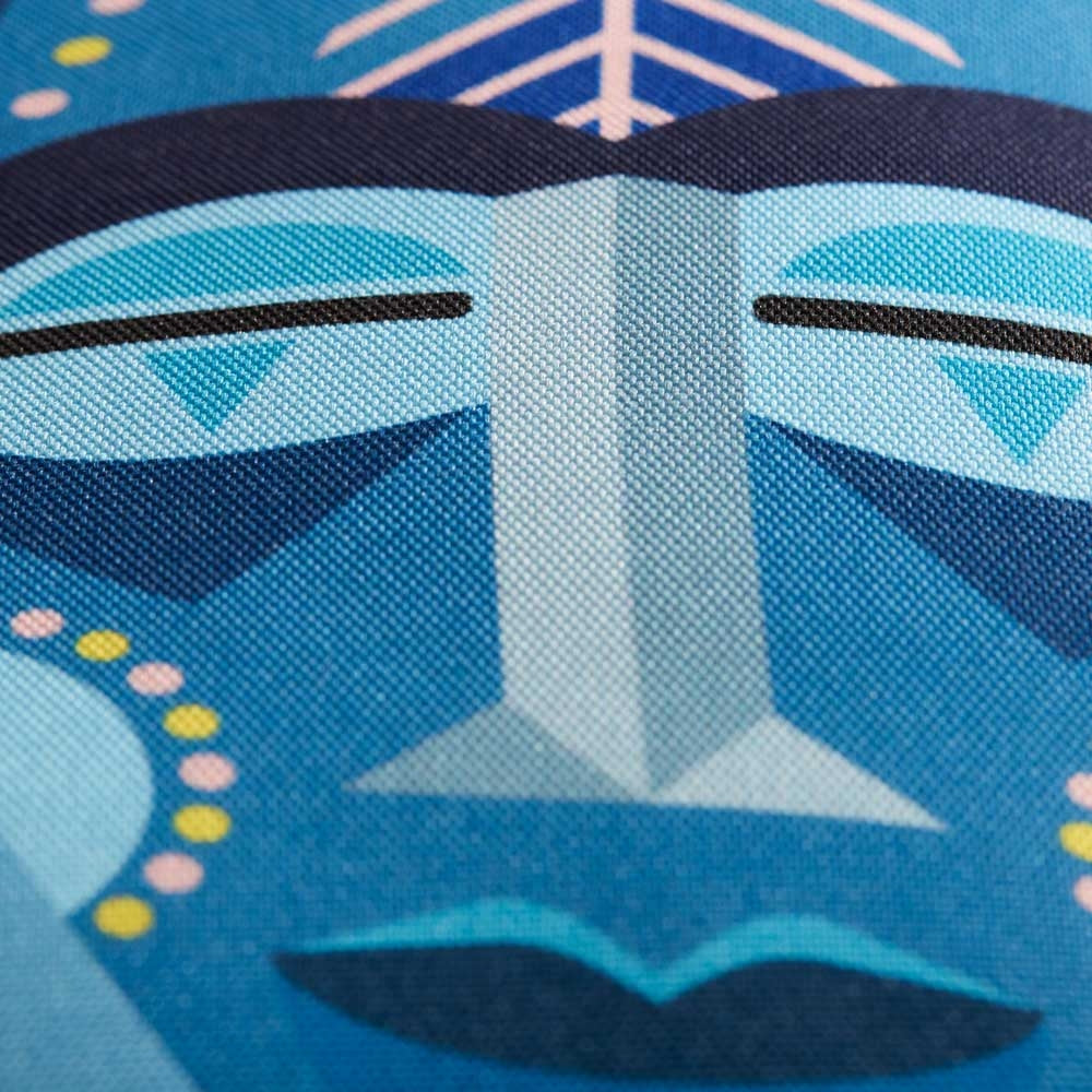 Bedding House Mascarade Blue Filled Square Cushion 4