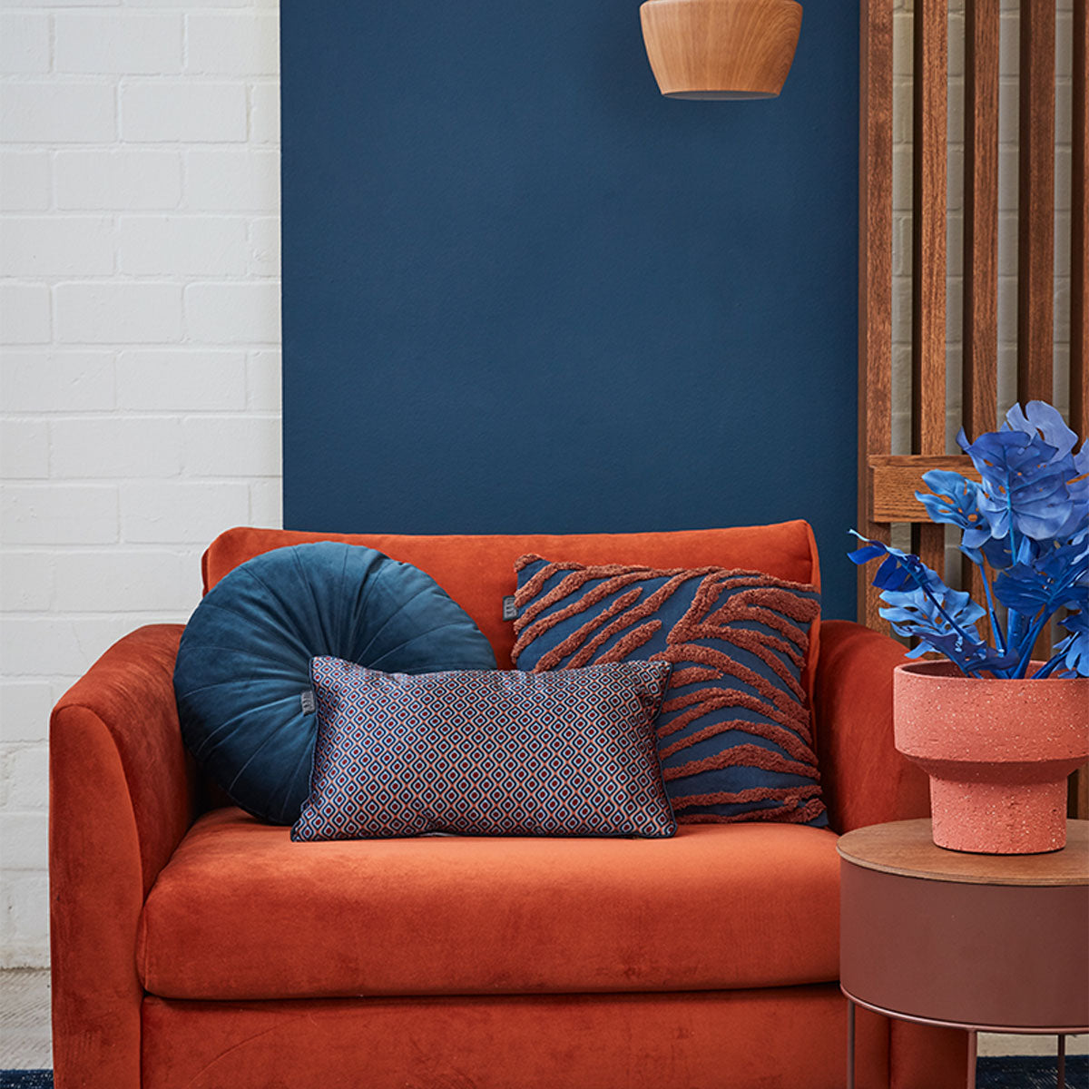 KAAT Amsterdam Meja Red Reversible Oblong Filled Cushion 30cm x 50cm 7