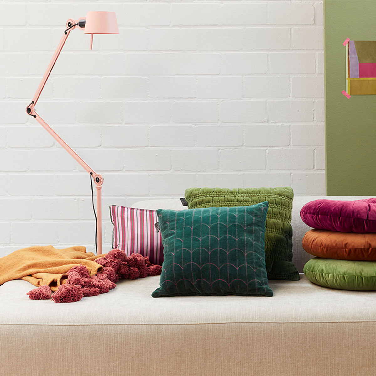 KAAT Amsterdam Phoeby Multi Reversible Oblong Filled Cushion 30cm x 50cm 5